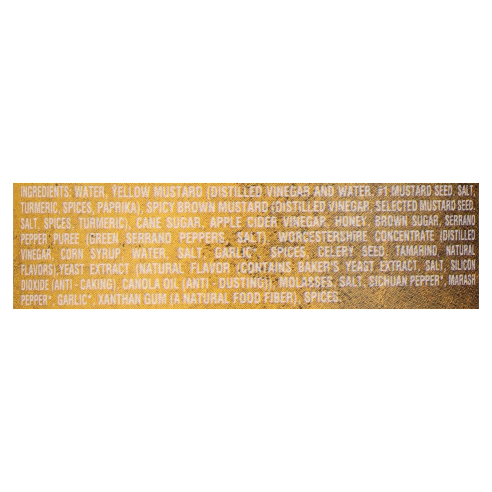 Dinosaur - Bbq Sauce Hot Honey Gold - CS of 6-19 OZ
