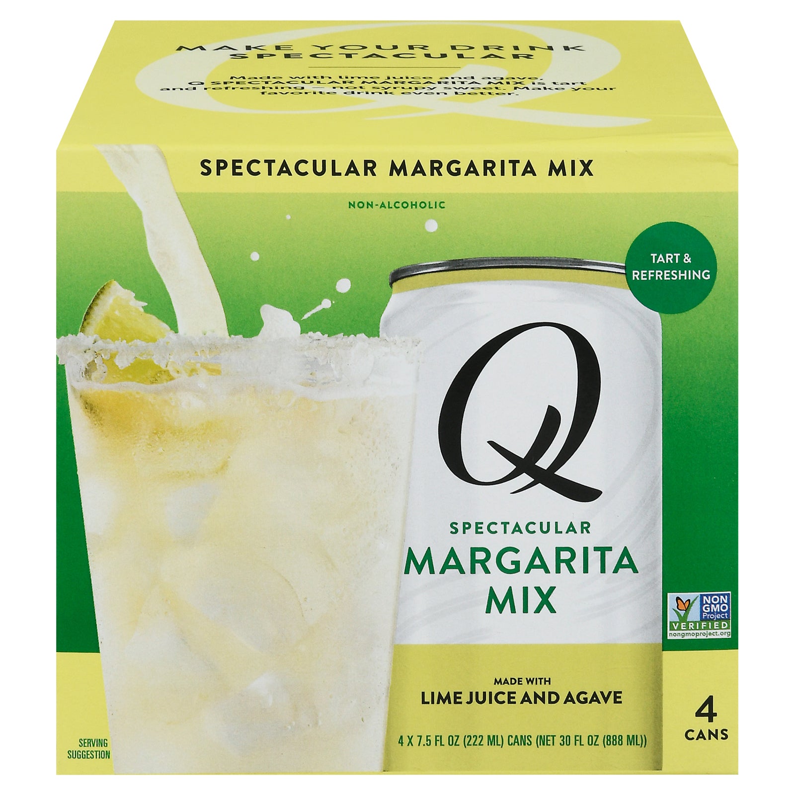 Q Drinks - Mix Margarita - Case of 6-4/7.5 FZ