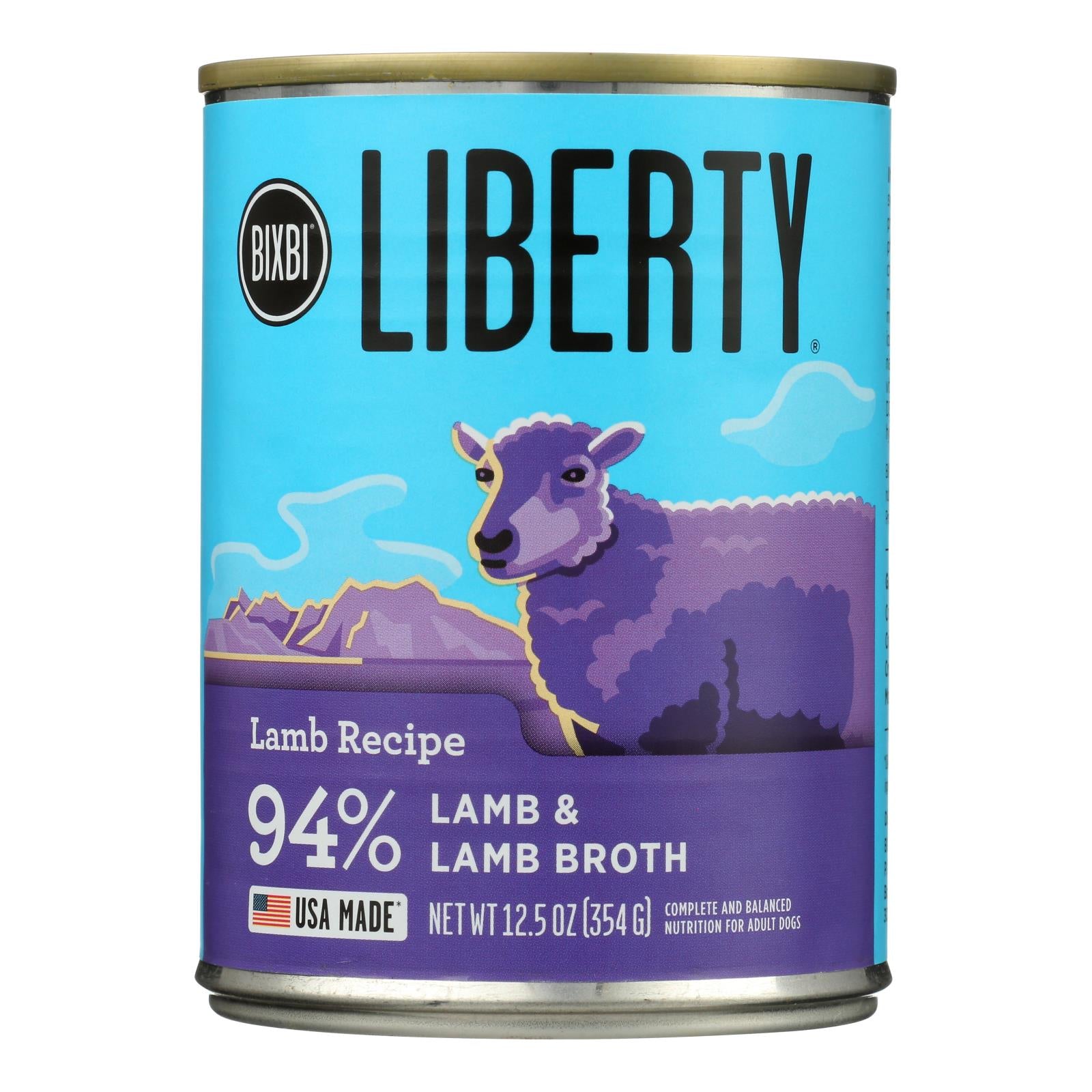 Bixbi - Liberty We Food Lamb - Case of 12 - 12.5 OZ