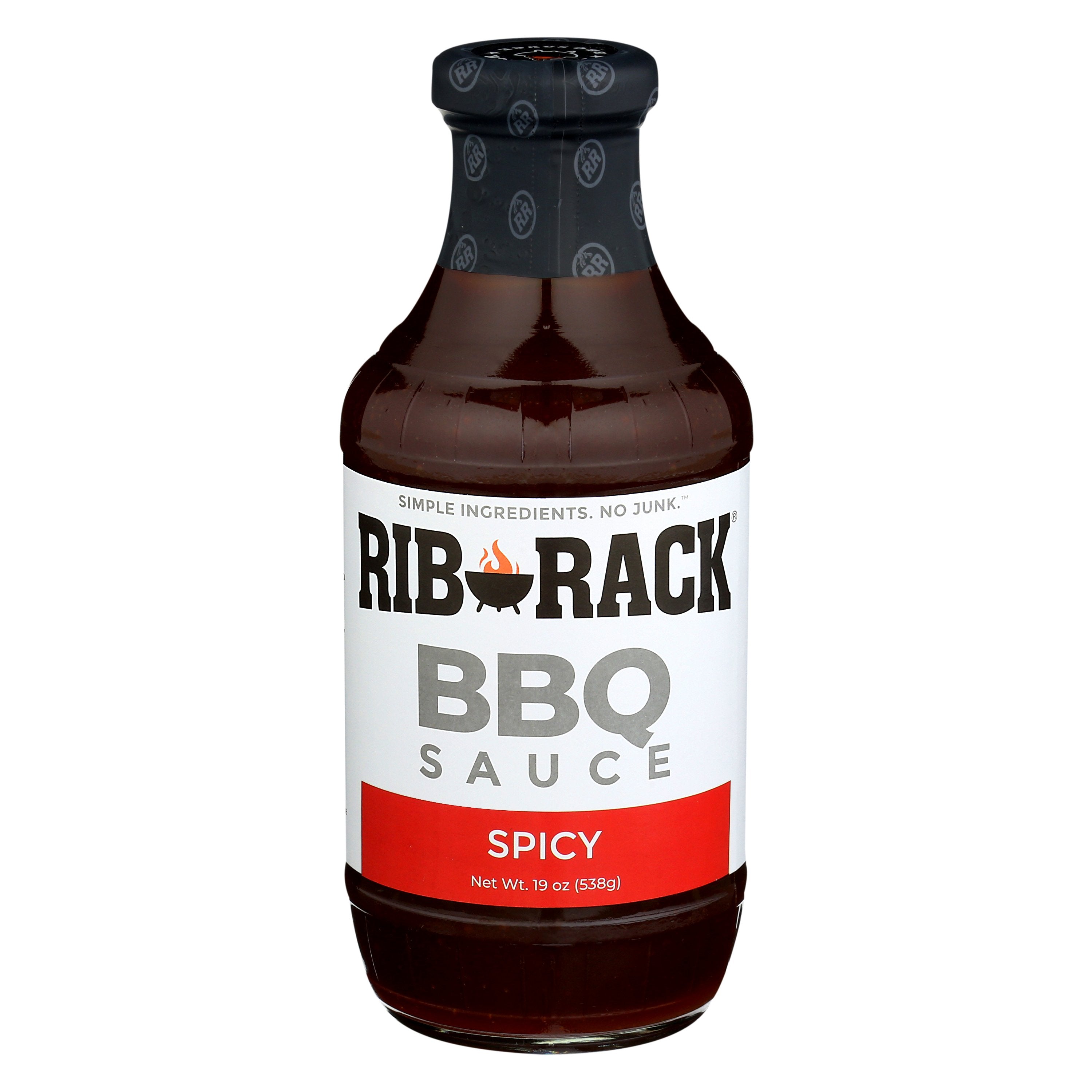 RIB RACK SAUCE BBQ HOT CAYENNE - Case of 6