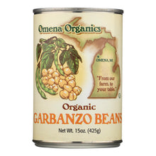 Load image into Gallery viewer, Omena Organics Organic Garbanzo Beans - Case Of 12 - 15 Oz