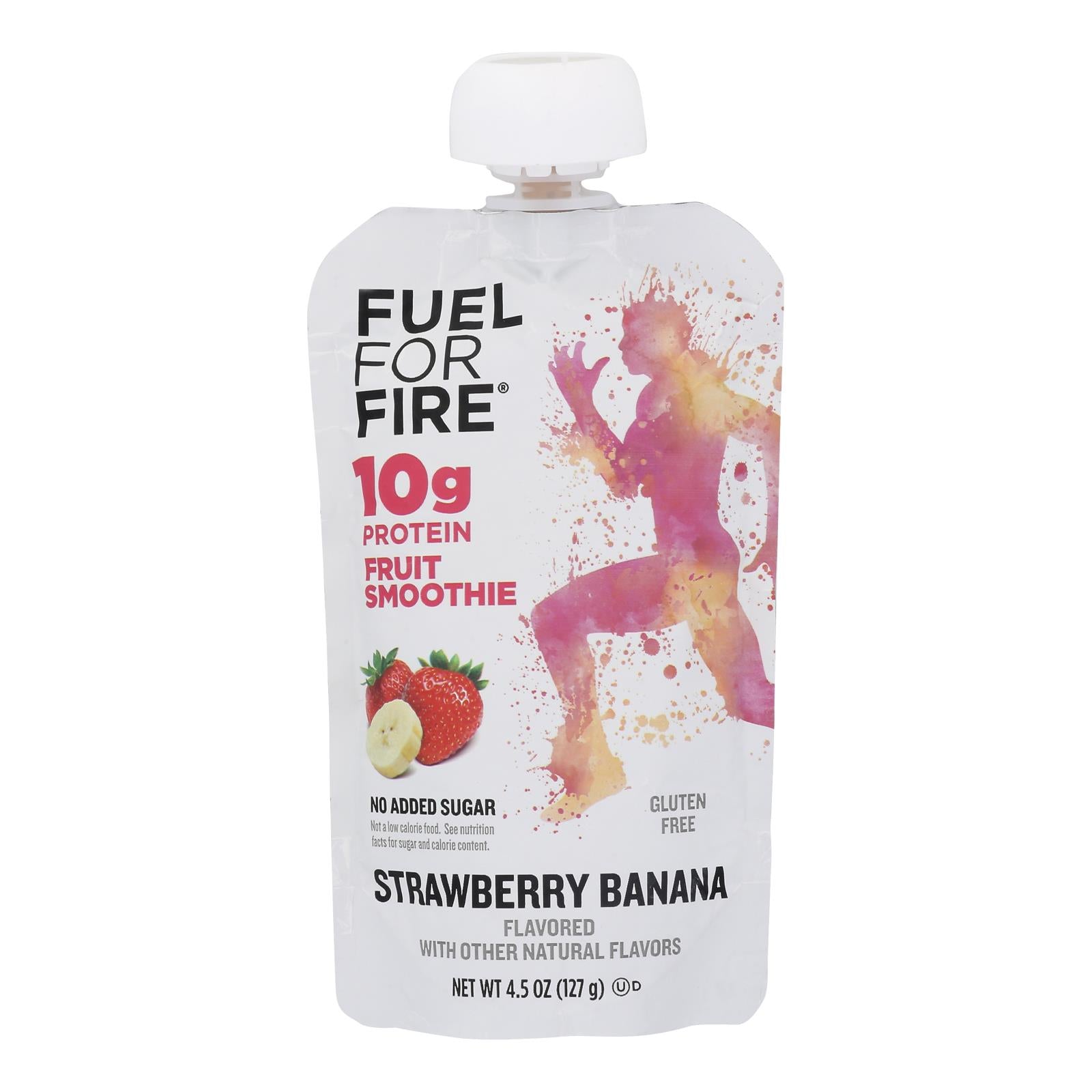 Fuel For Fire Strawberry Banana Smoothie, Strawberry Banana - Case Of 12 - 4.5 Oz