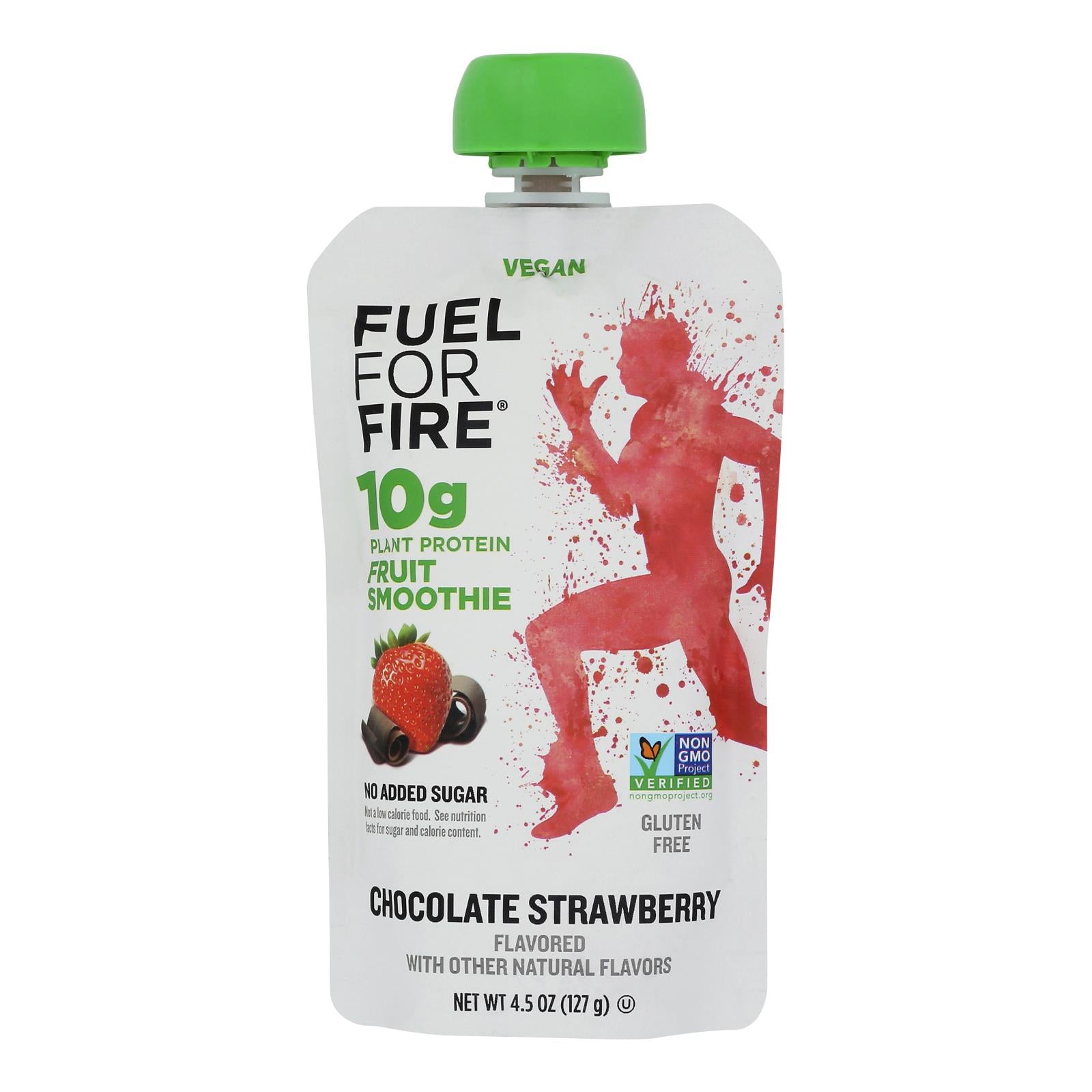 Fuel For Fire - Protn Smthie Fruit Chocolate Str - Case of 12 - 4.5 OZ