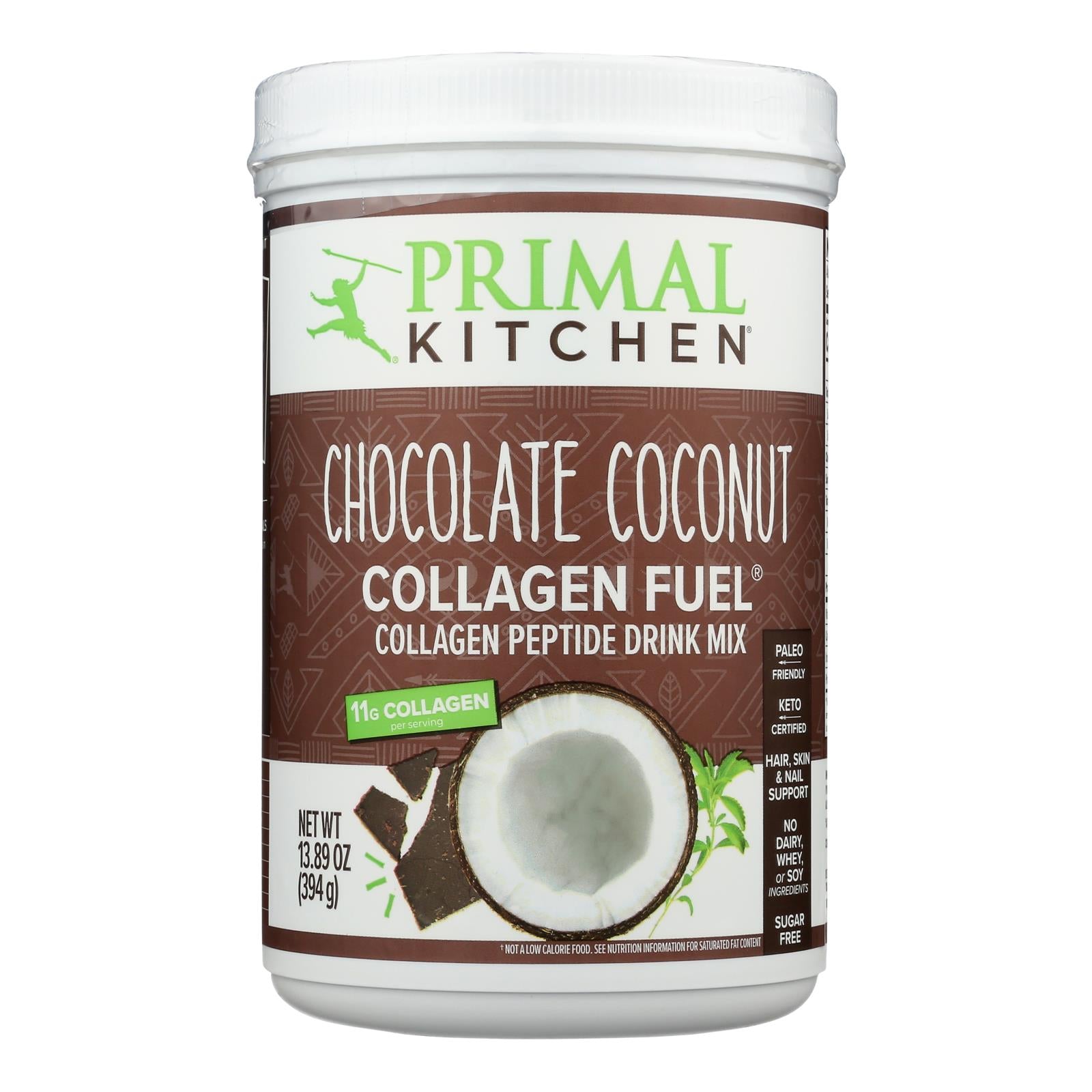 Primal Kitchen Collagen Fuel Chocolate Coconut Drink Mix - 1 Each - 13.9 Oz