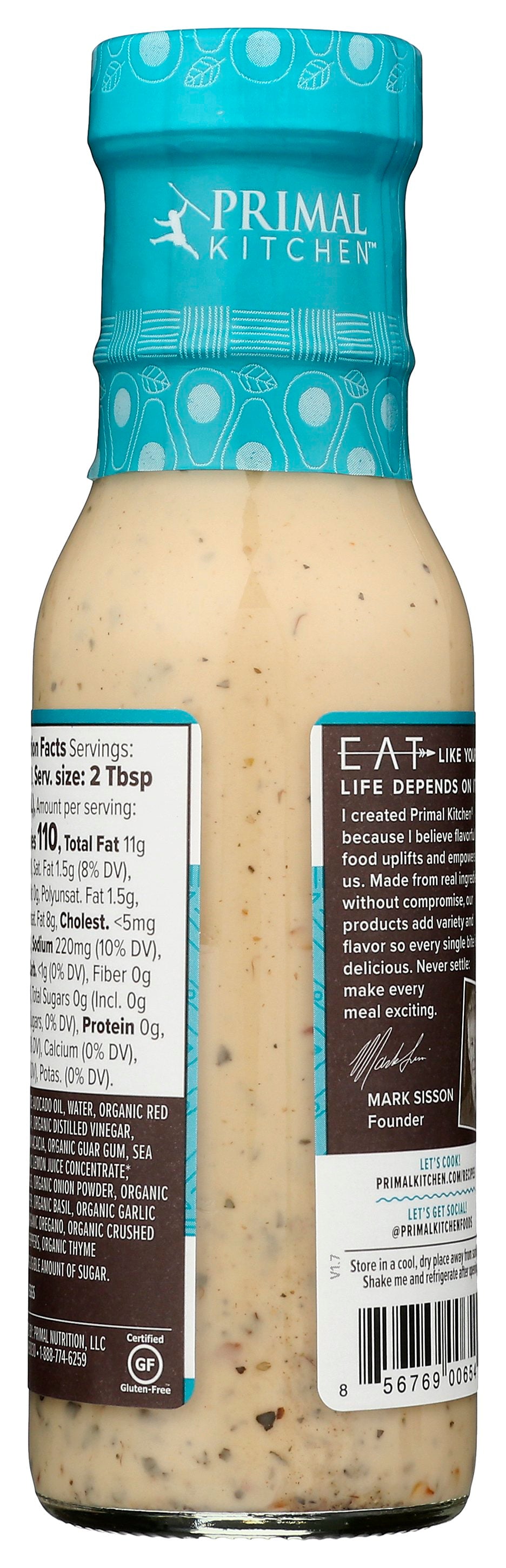 PRIMAL KITCHEN DRESSING DF ITAL AVCDO OI - Case of 6