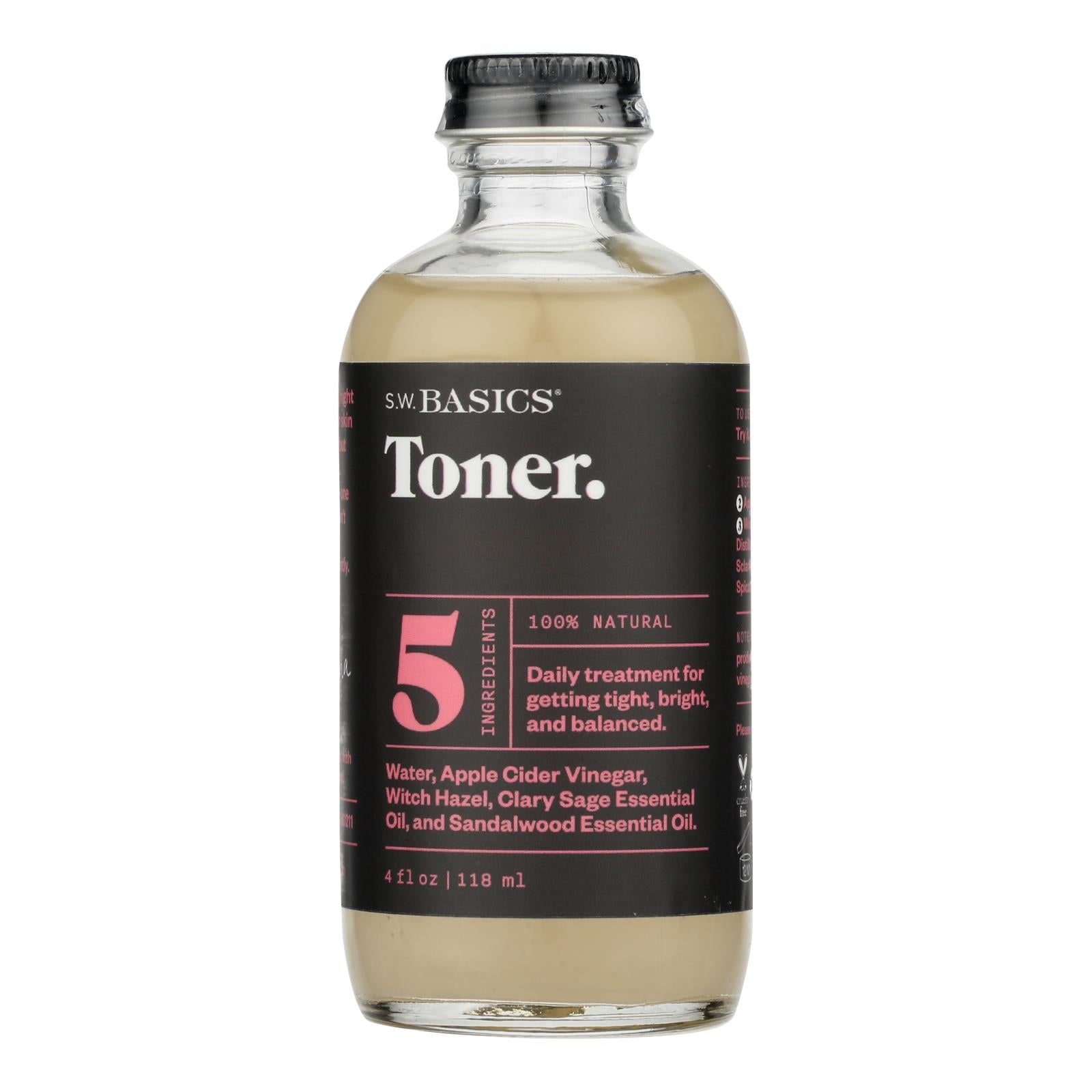 S.w. Basics - 5 Ingredients Toner - 4 Fl Oz.