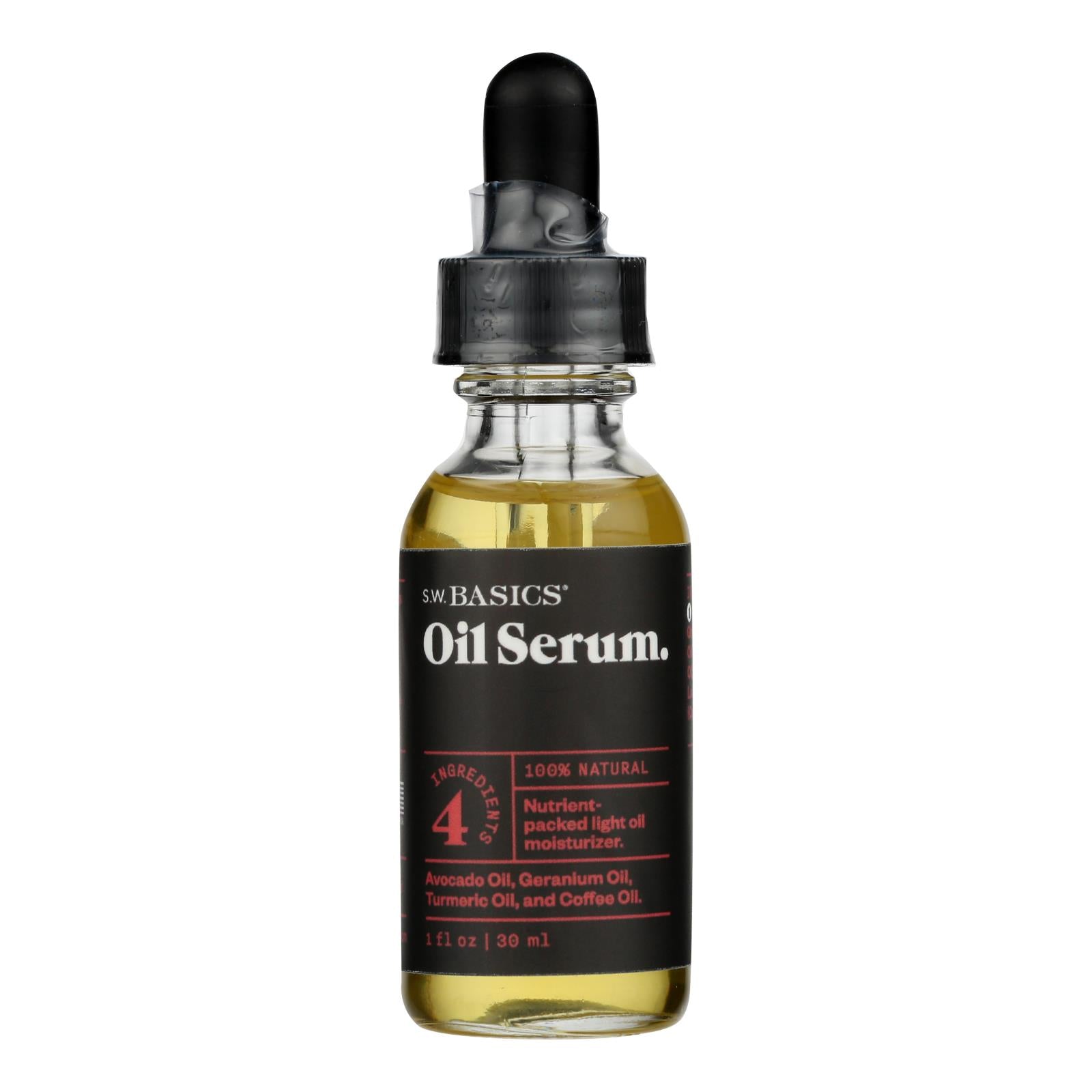 S.w. Basics - 4 Ingredients Oil Serum - 1 Fl Oz.