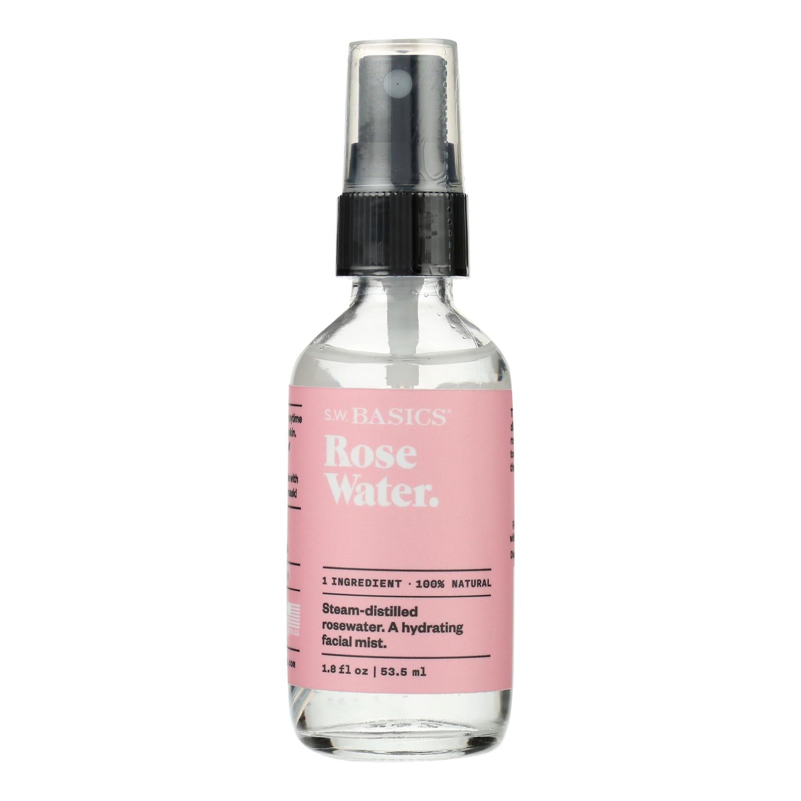 S.w. Basics - Rose Water - 1.8 Fl Oz.