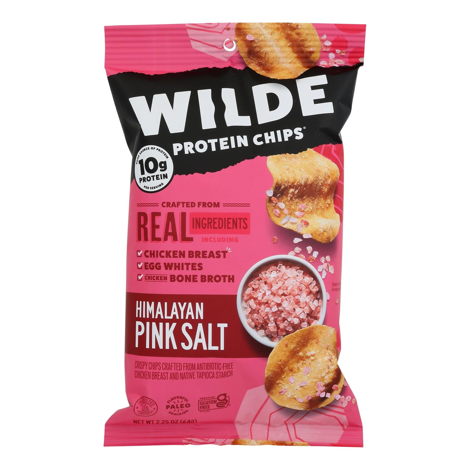 Wilde - Chicken Chips Himlyan Salt - Case Of 12 - 2.25 Oz