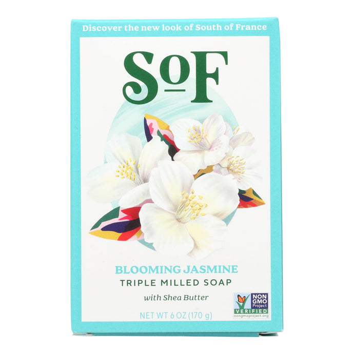 South Of France Bar Soap - Blooming Jasmine - 6 Oz - 1 Each
