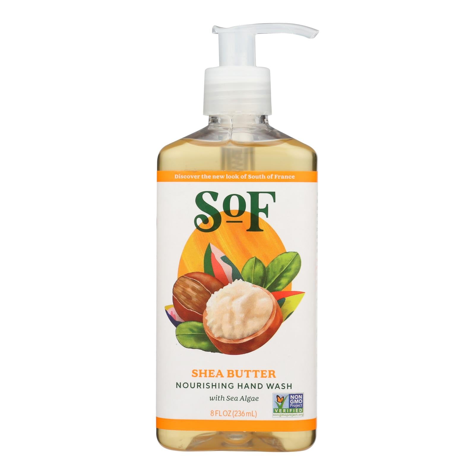 South Of France Hand Wash - Shea Butter - 8 Oz