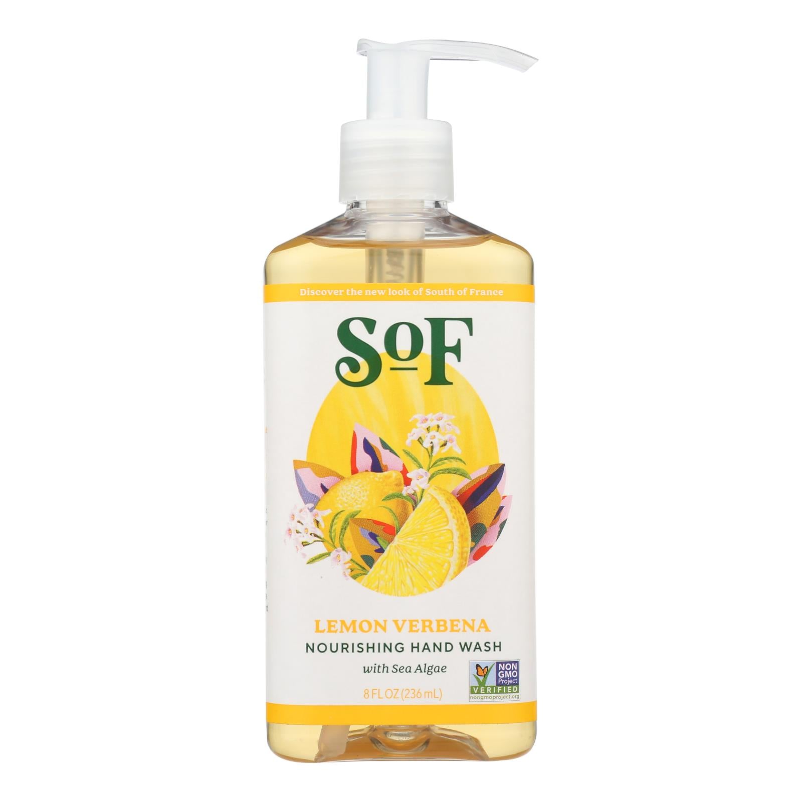 South Of France Hand Wash - Lemon Verbena - 8 Oz - 1 Each