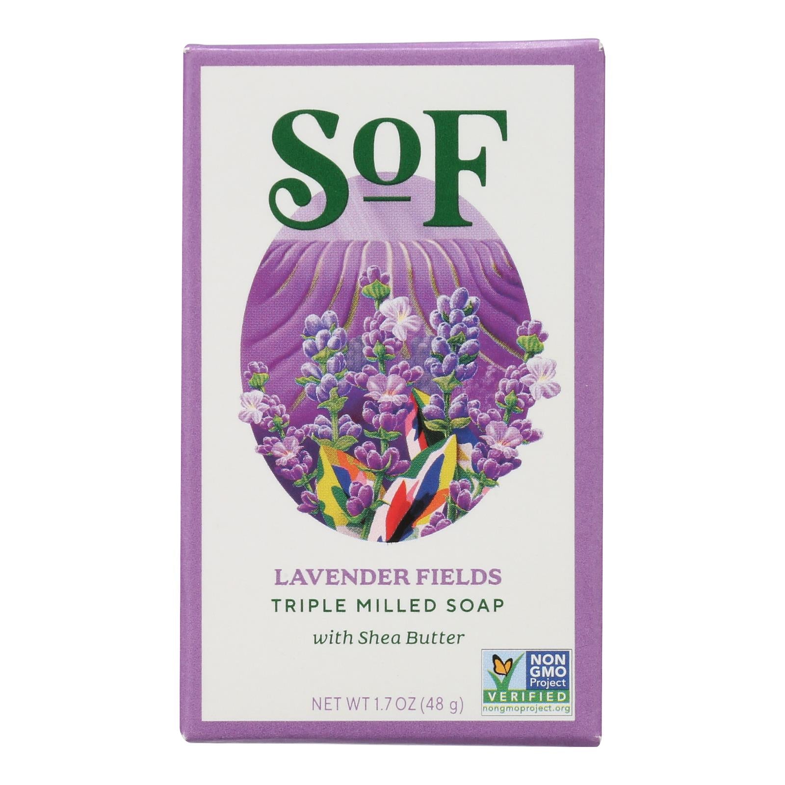 South of France - Bar Soap Lavender Fields Travel - Case of 24 - 1.7 ounces
