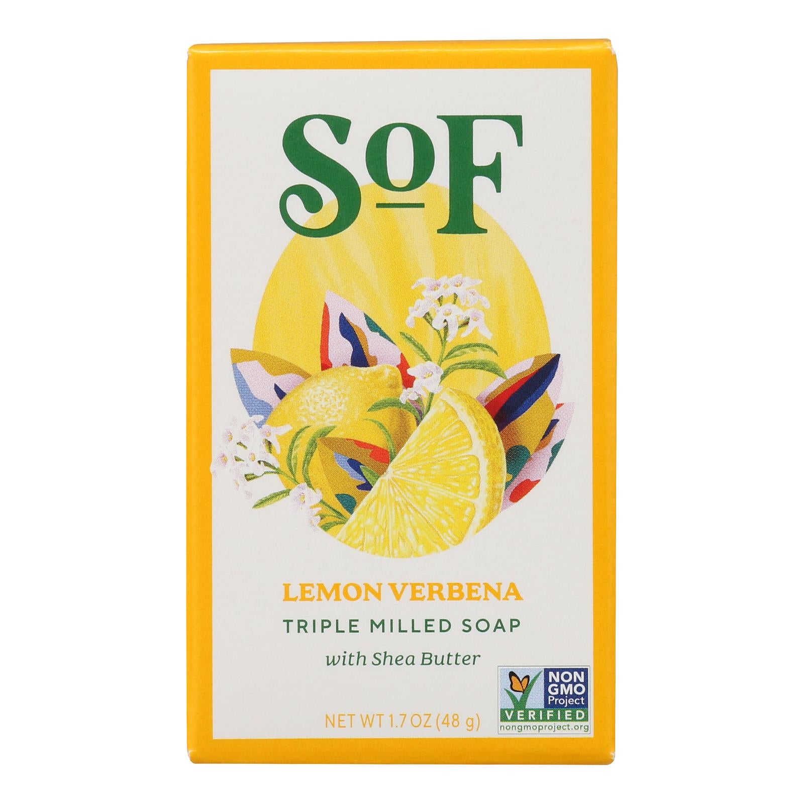 South of France - Bar Soap Lemon Verbena Travel - Case of 24 - 1.7 ounces