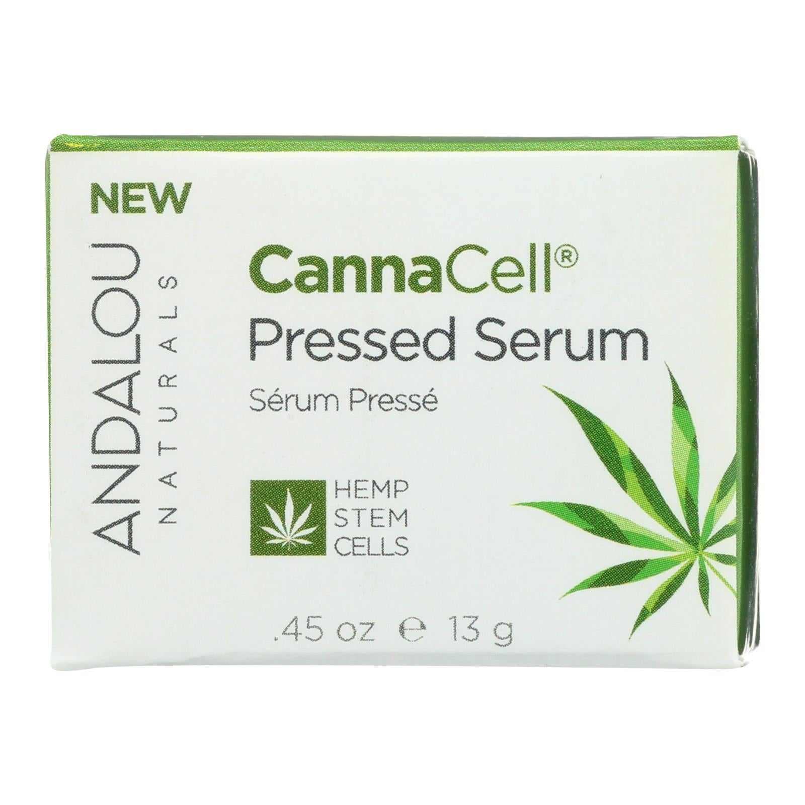 Andalou Naturals - Cannacell Pressed Serum - 0.45 Oz.