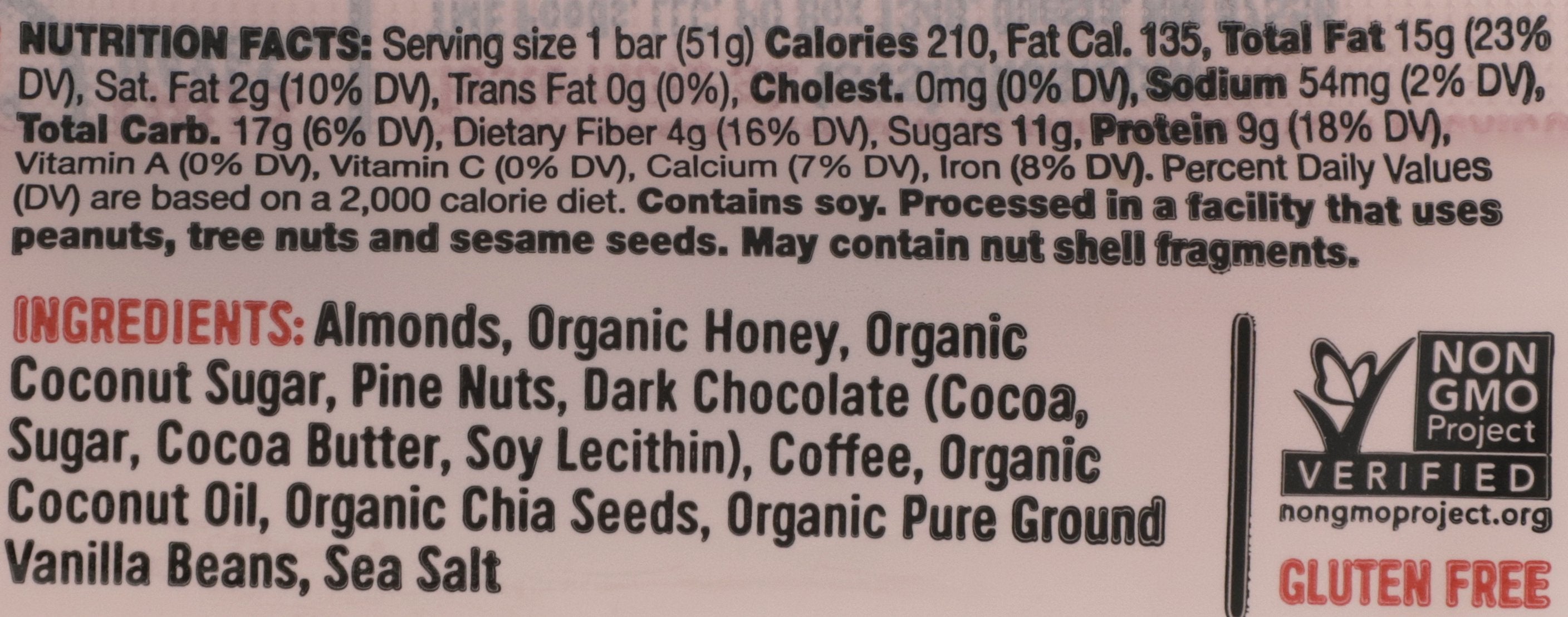 TAOS BAKES BAR PINON CFEE DRK CHOC - Case of 12