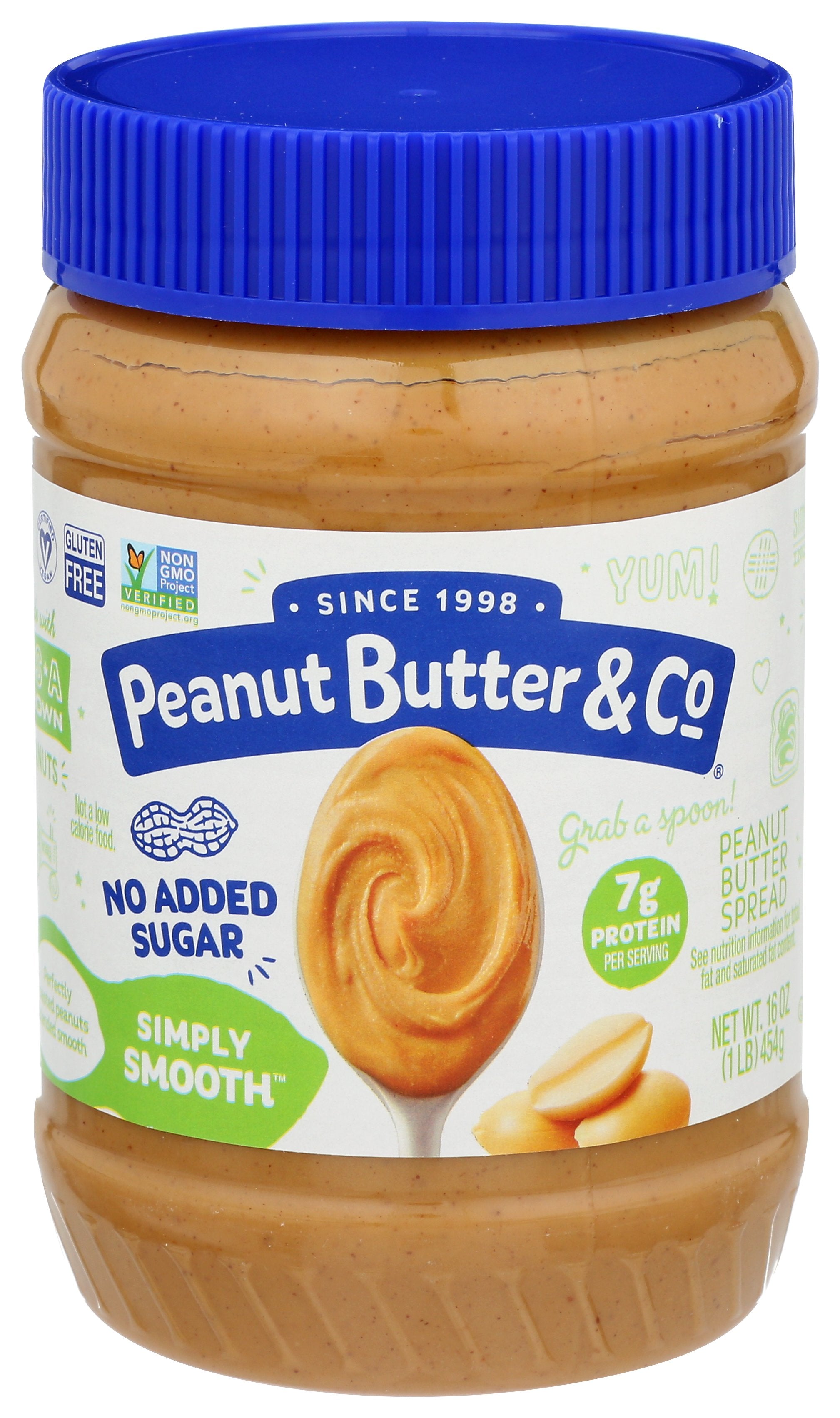 PEANUT BUTTER & CO PEANUT BTTR SMPLY SMOOTH - Case of 6