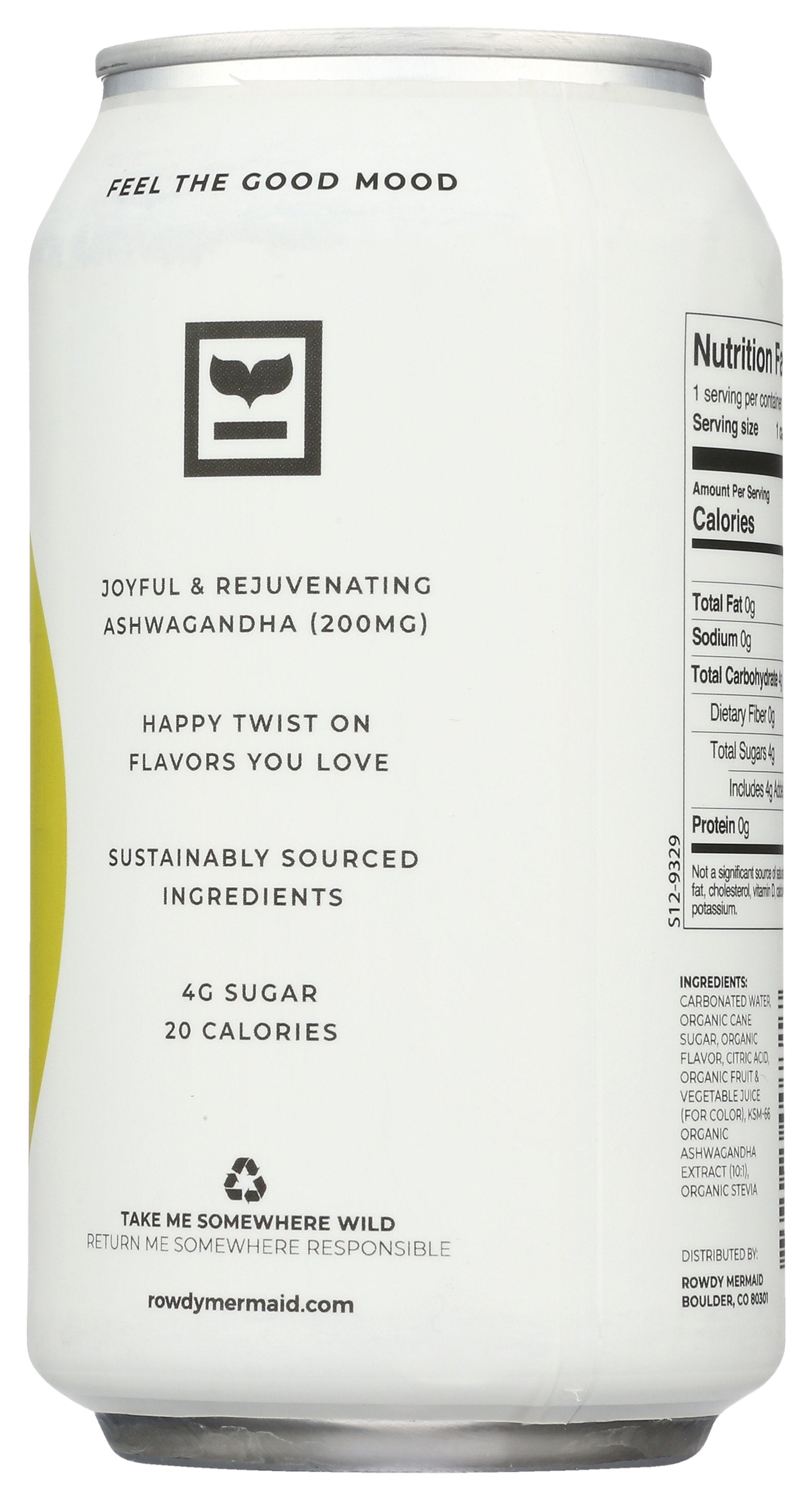 GOOD MOOD SODA SODA LEMON LIME - Case of 12