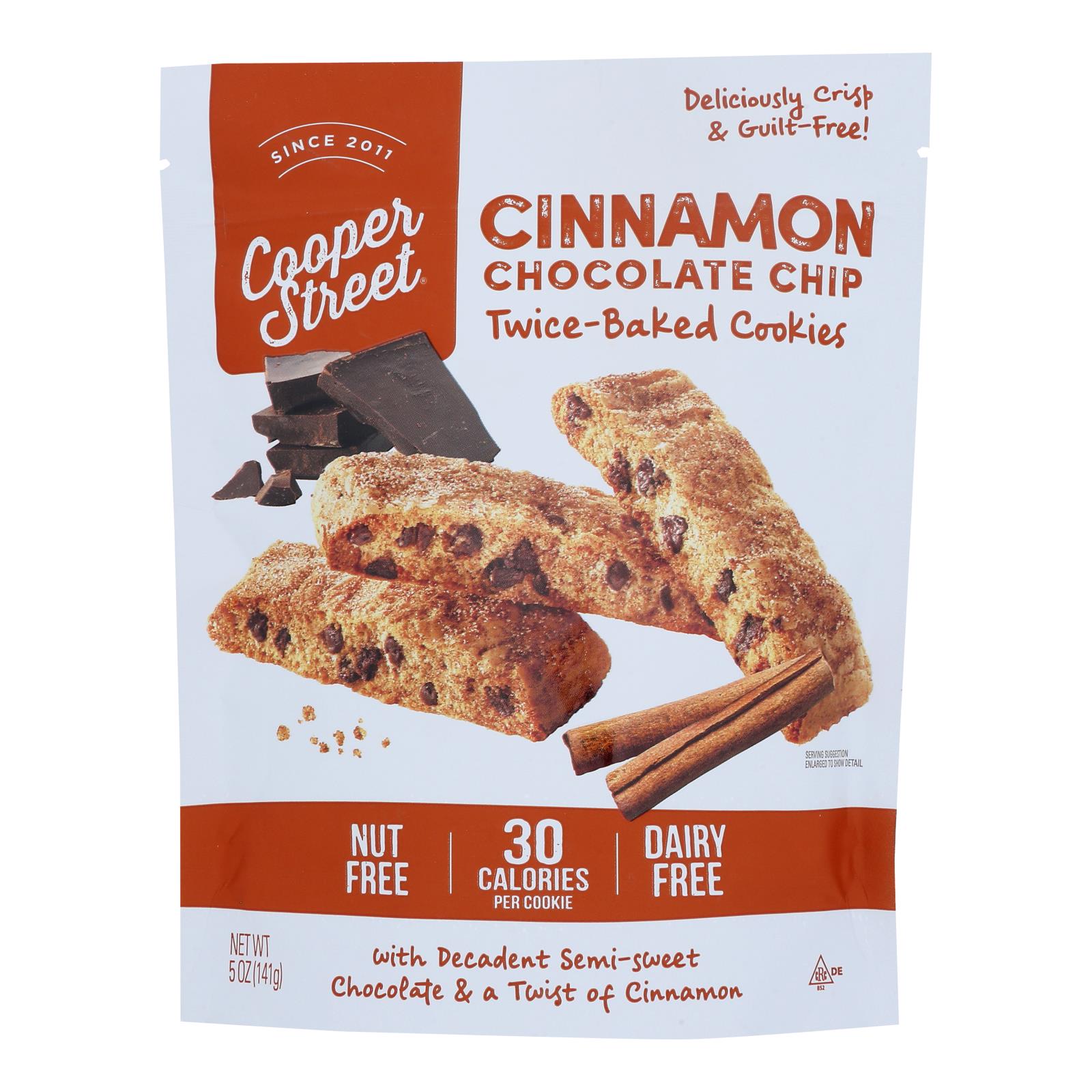 Cooper Street - Ckies Cinnamon Chocolate Chip - Case Of 6 - 5 Oz