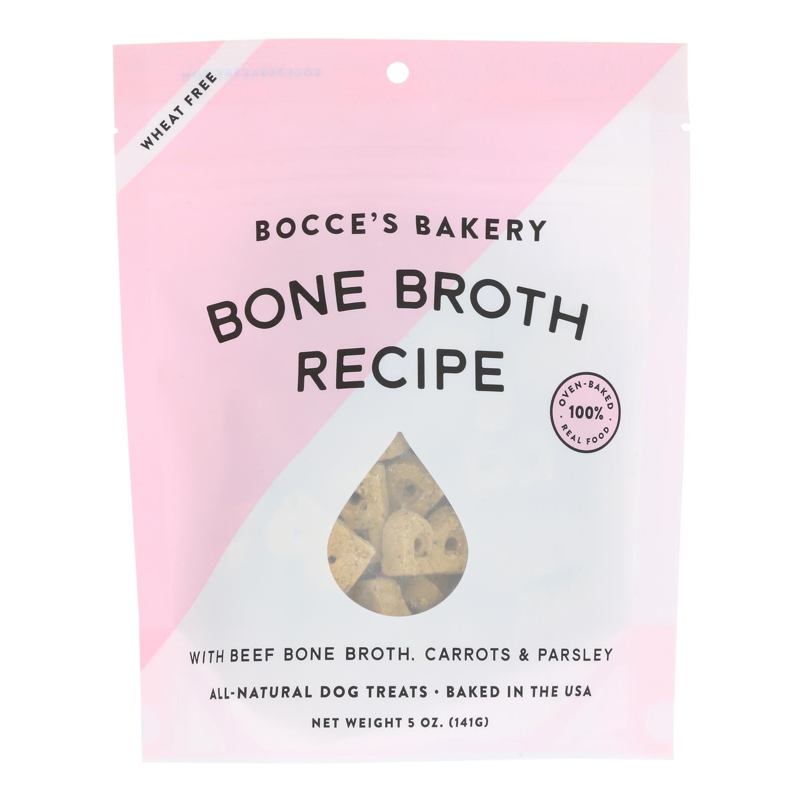 Bocce's Bakery - Dog Biscuit Bone Broth - Case of 12-5 OZ