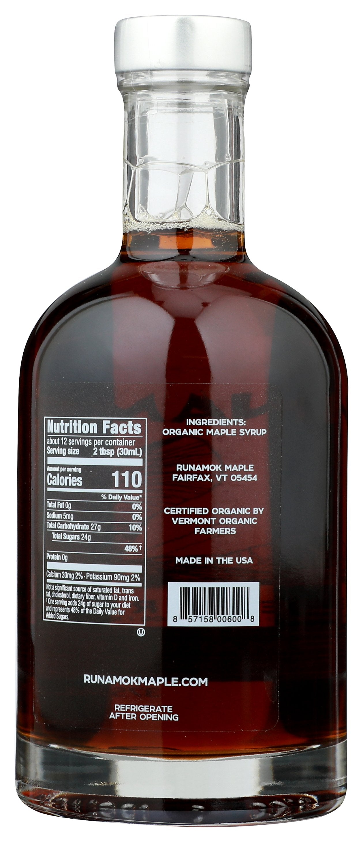 RUNAMOK MAPLE SYRUP MAPLE SGRMKR CUT - Case of 6