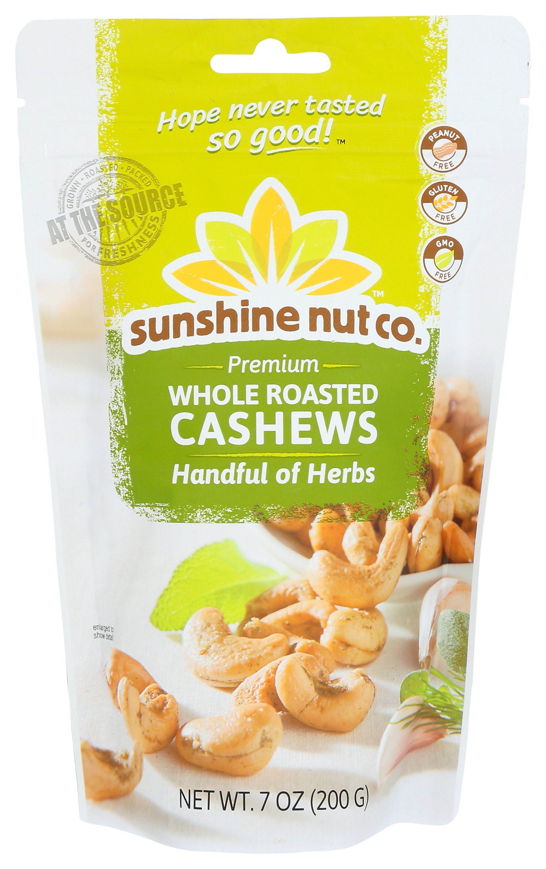 SUNSHINE NUT COMPANY CASHEWS RSTD HERB - Case of 6