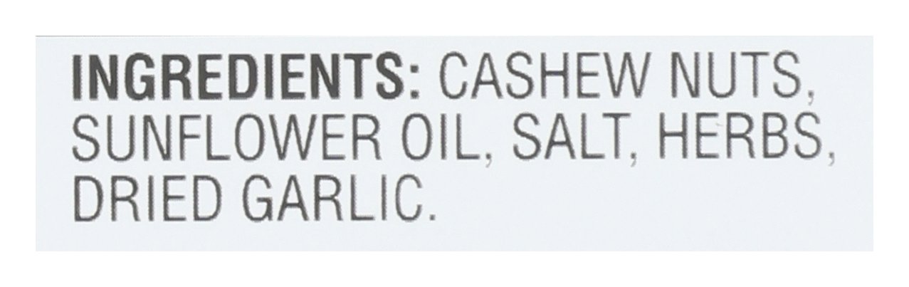 SUNSHINE NUT COMPANY CASHEWS RSTD HERB - Case of 6