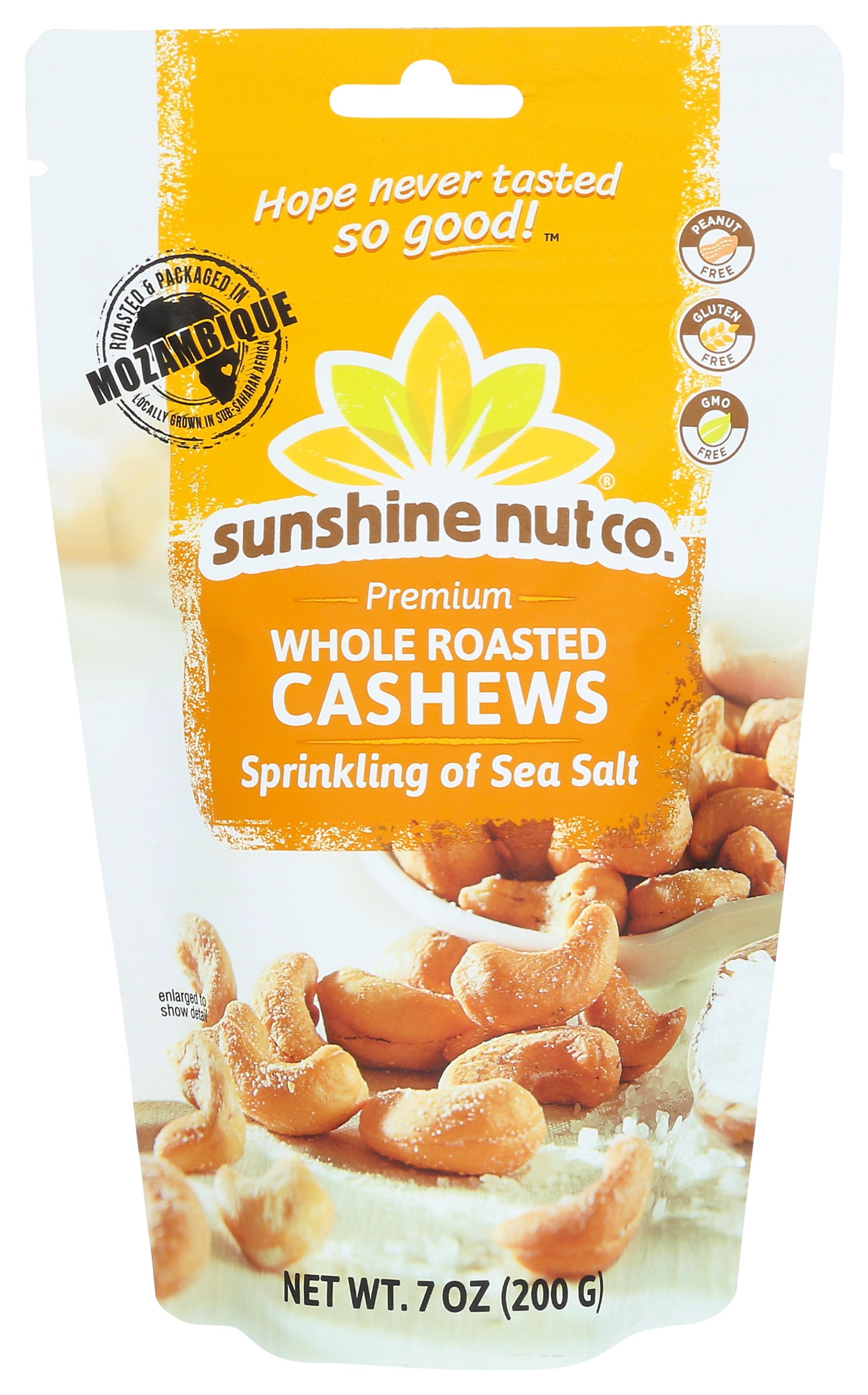 SUNSHINE NUT COMPANY CASHEWS RSTD SALTED - Case of 6