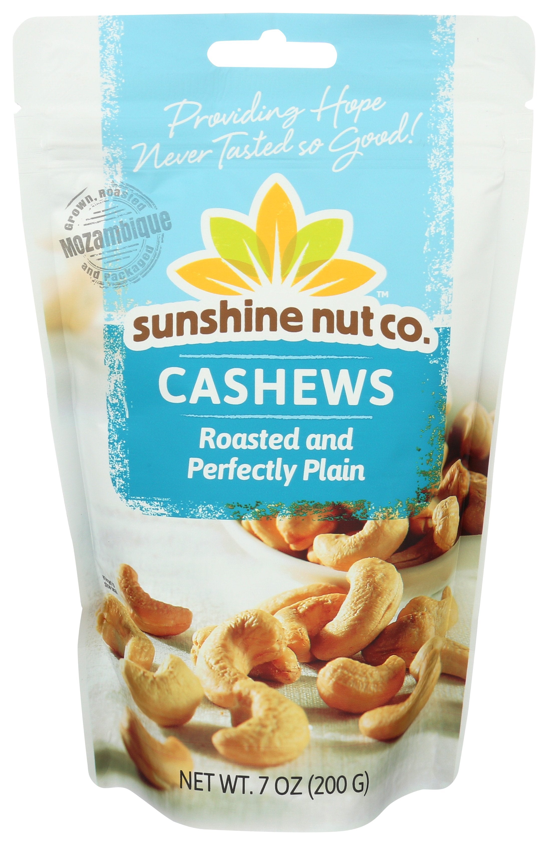 SUNSHINE NUT COMPANY CASHEWS RSTD PLAIN - Case of 6