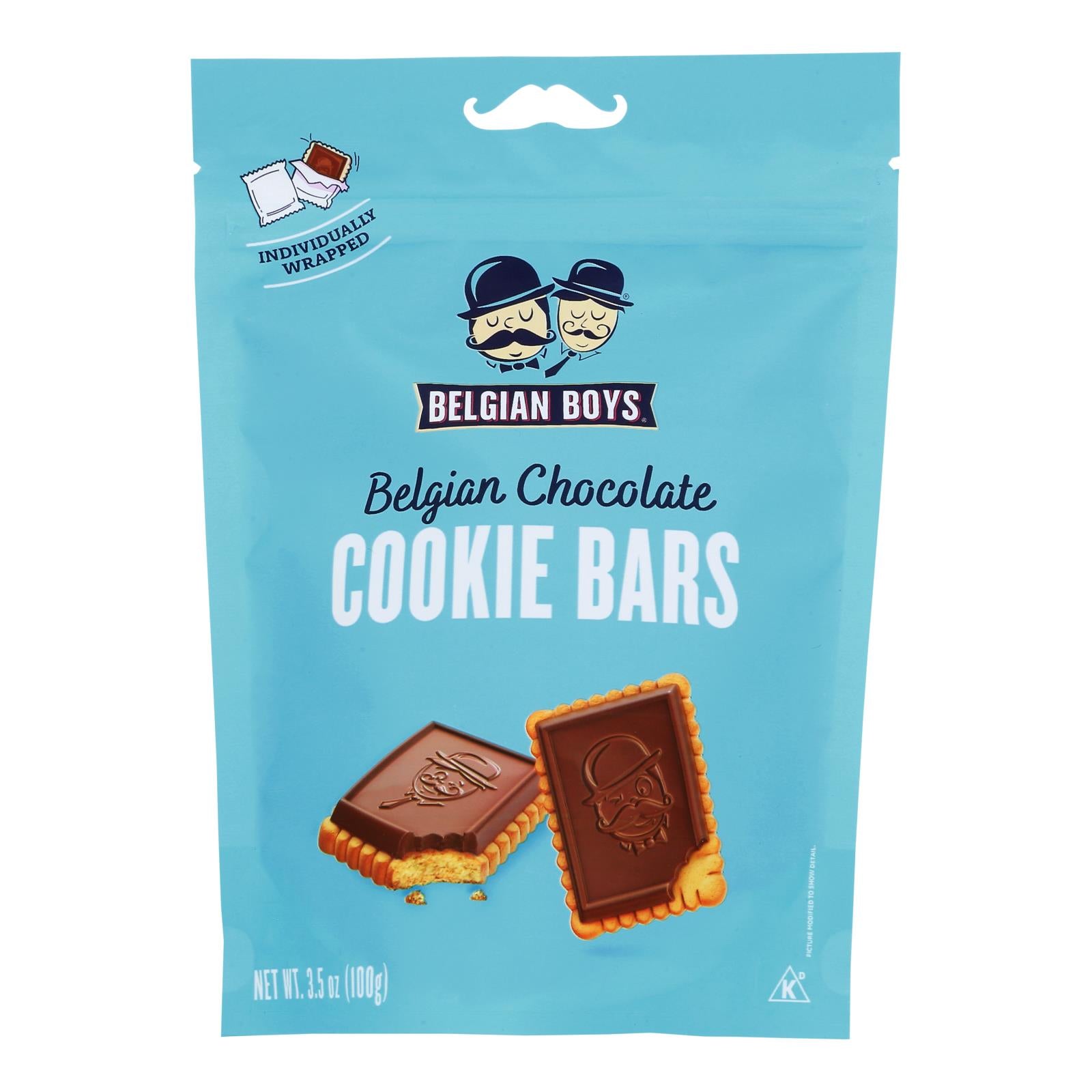 Belgian Boys - Bar Belgn/choc Cookie - Case of 6-3.5 OZ