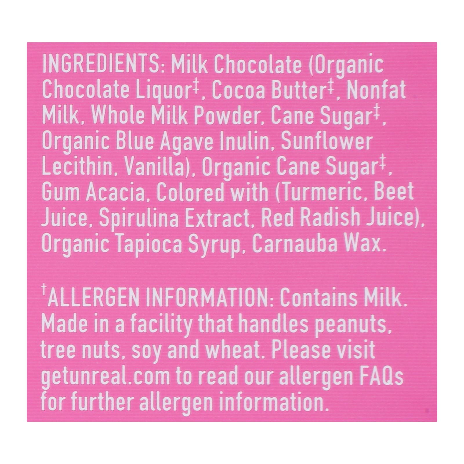 Unreal - Chocolate Gems - Milk Chocolate Gems - Case of 6 - 5 oz.