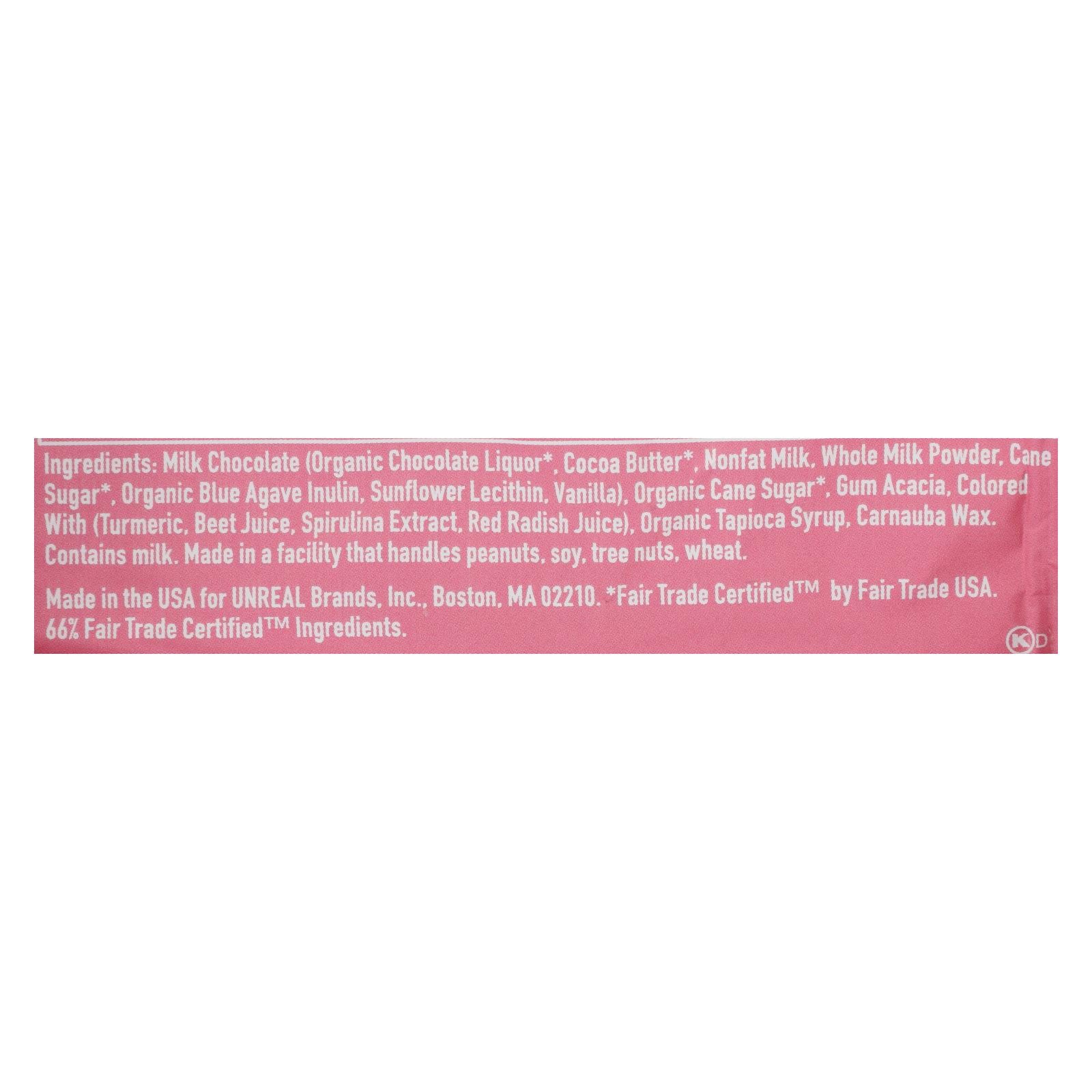 Unreal - Chocolate Gems Milk Chocolate - Case of 12 - 1.3 OZ