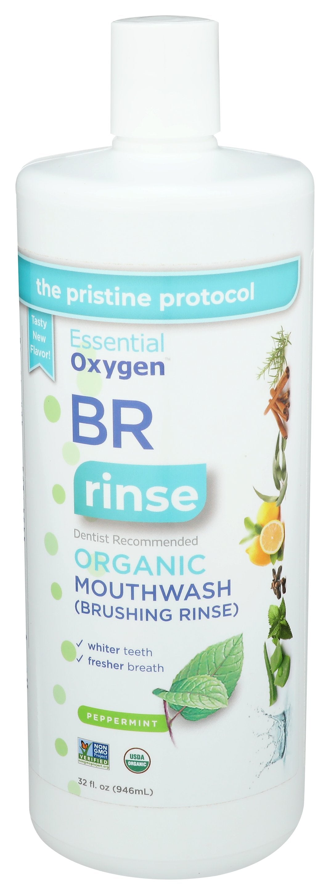 ESSENTIALOXYGEN MTHWASH PEPPERMINT - Case of 3
