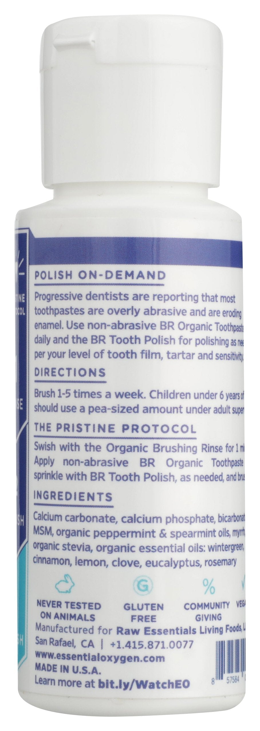 ESSENTIALOXYGEN TOOTH POWDER MINT - Case of 3