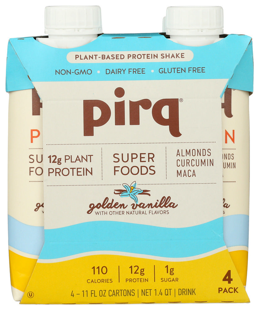 Pirq Plant Protein Rtd Vanilla 4pk - Pack of 3 - 44 FO