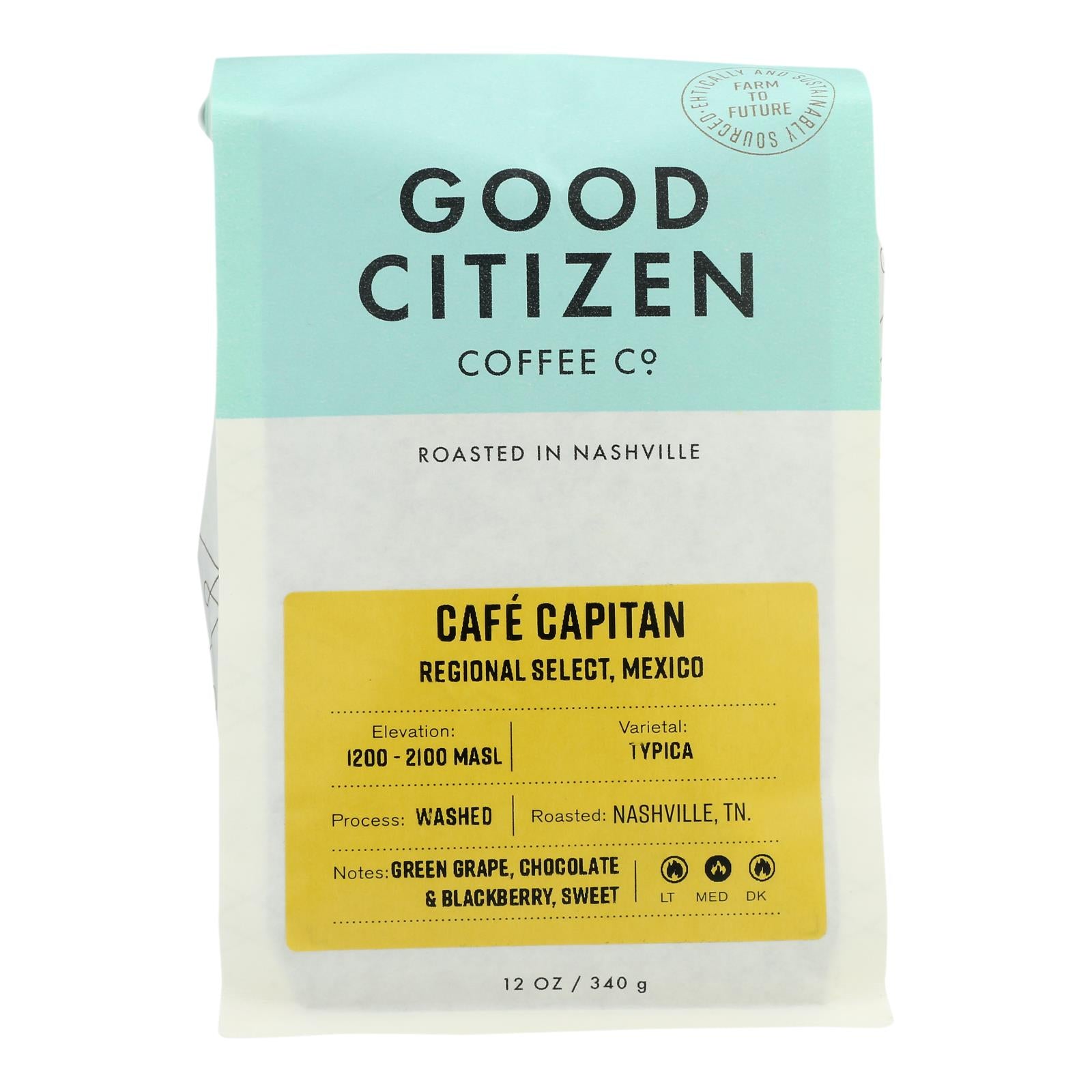 Good Citizen Coffee Company - Coffee Paubrazil Medium Seas - Case of 6-12 ounces