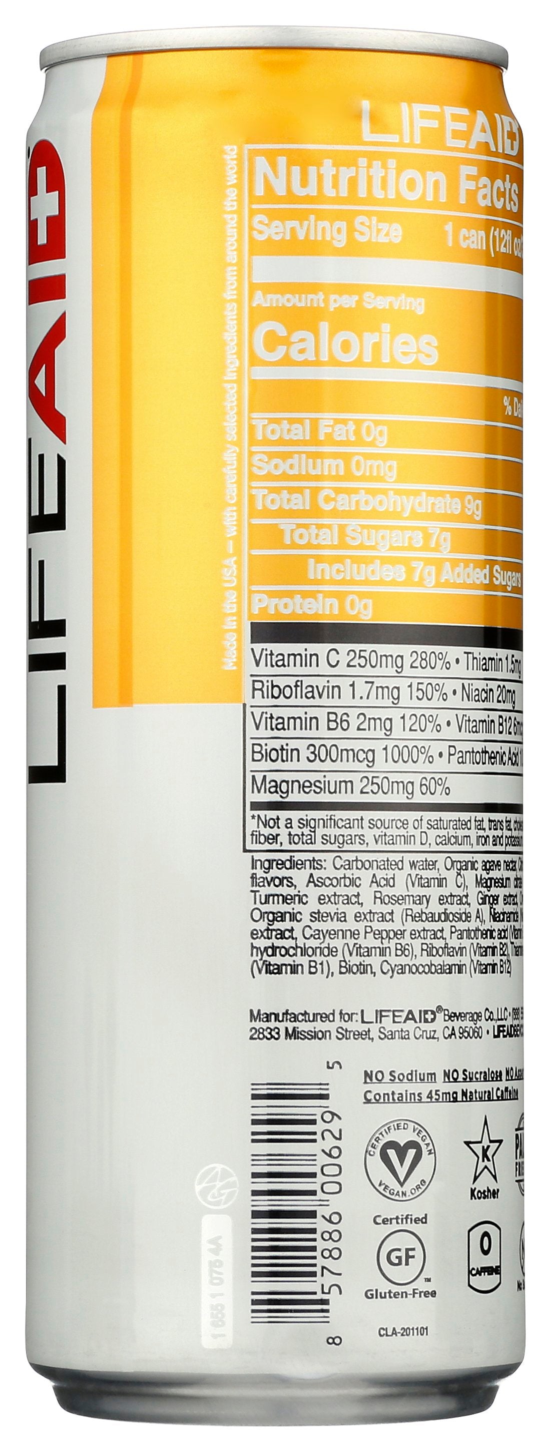 LIFEAID BEVERAGE LIFEAID DAILY LEMON CYN - Case of 12