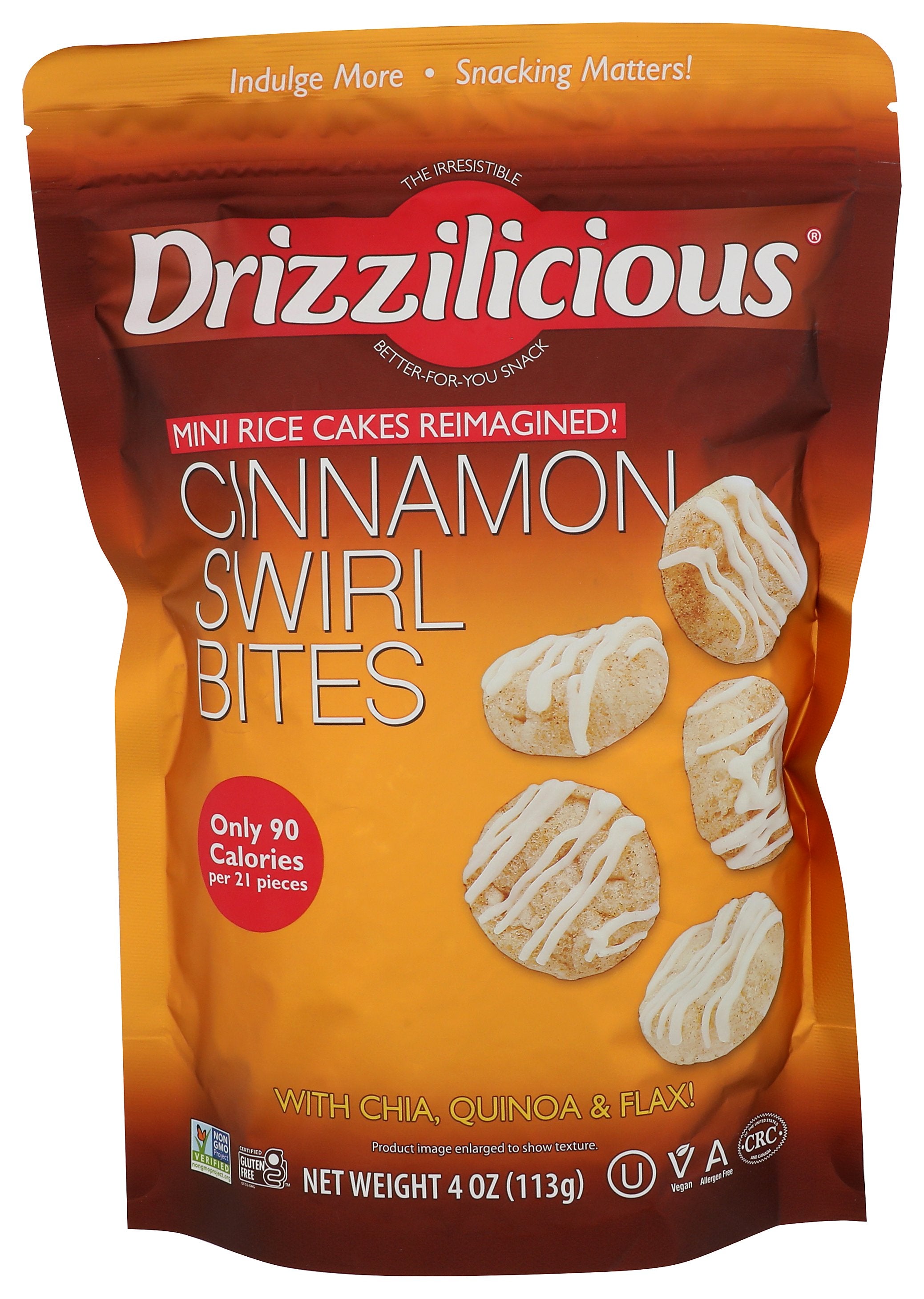 DRIZZILICIOUS RICE CRISP MINI CNMN SWR - Case of 6