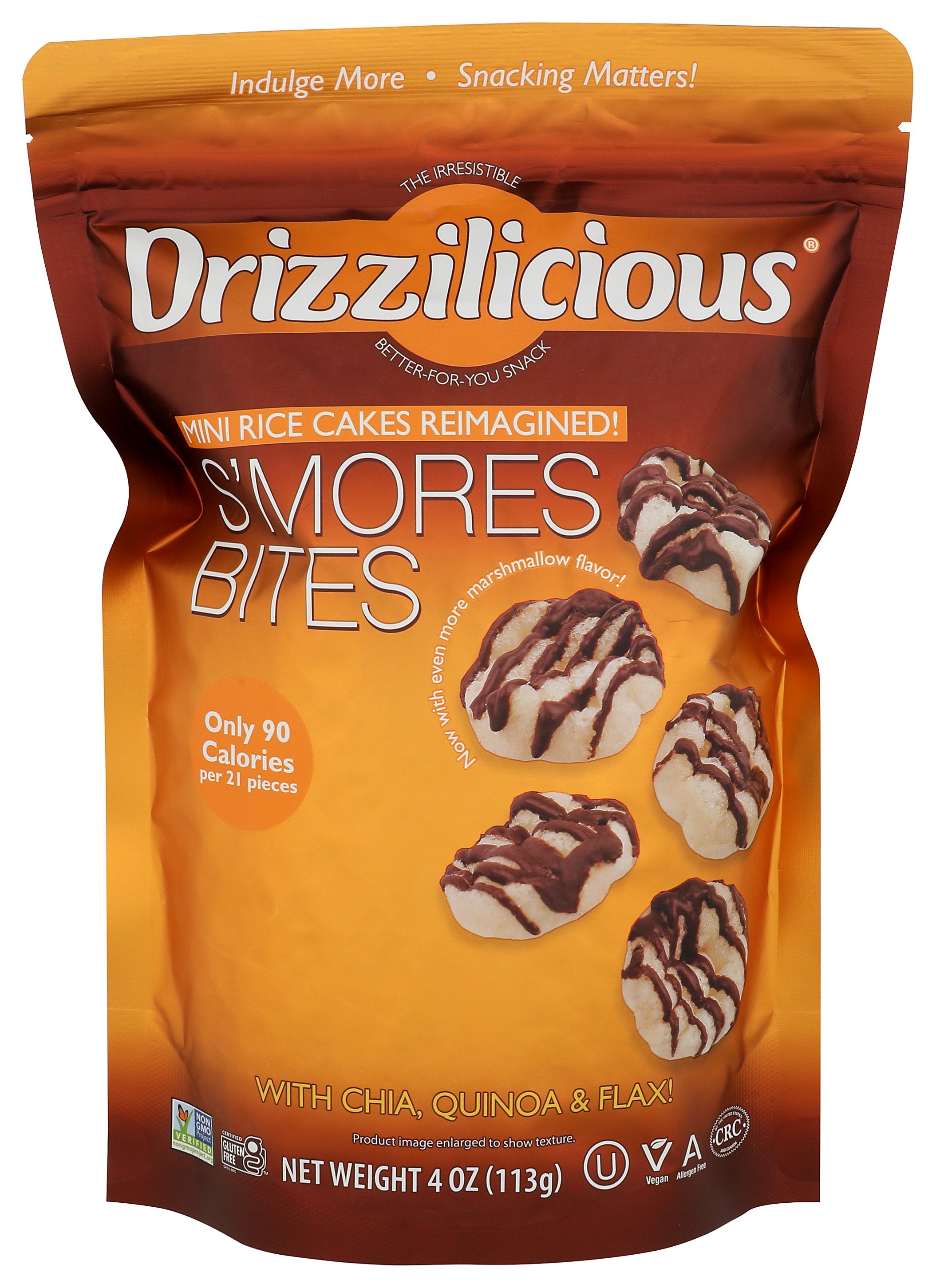 DRIZZILICIOUS RICE CRISP MINI SMORES - Case of 6