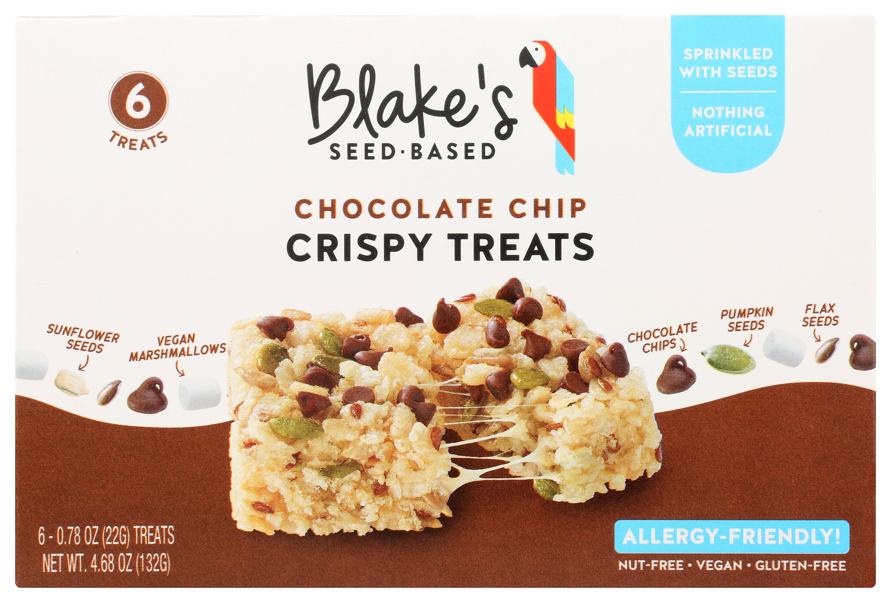 BLAKES SEED BASED BAR CHOC CHIP RICE CRSPY - Case of 6
