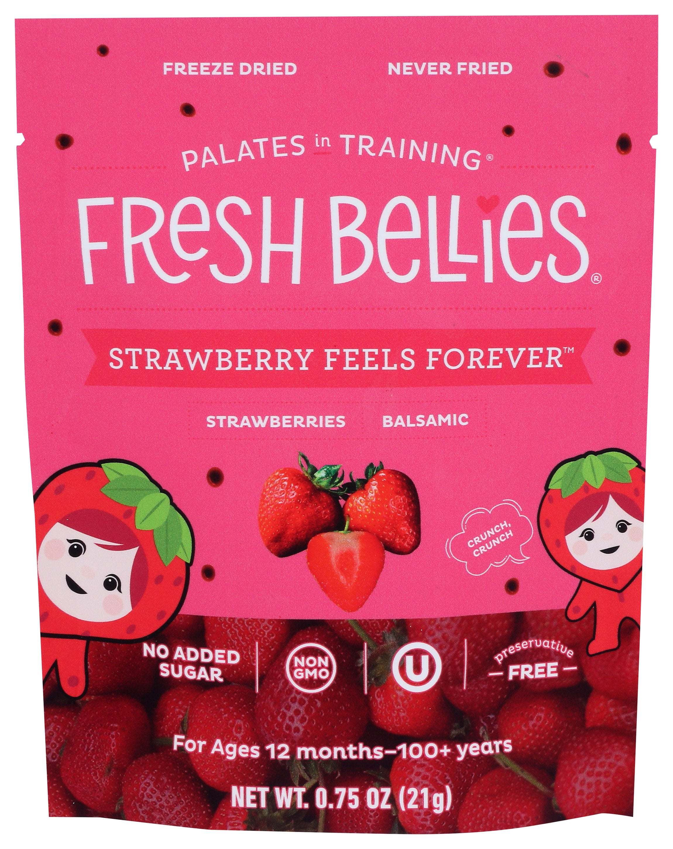 FRESH BELLIES TODDLER STRAWBERRY FRZ DR - Case of 6