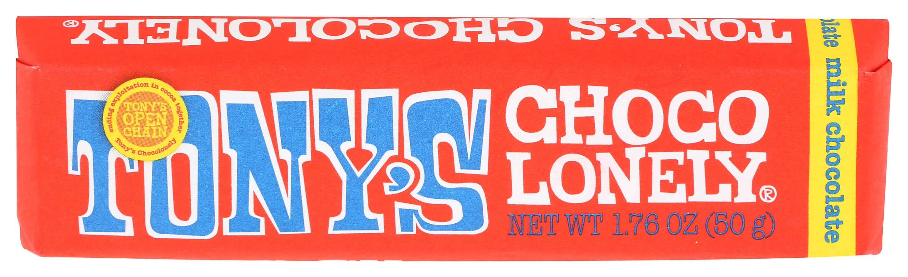 TONYS CHOCOLONELY BAR MILK CHOC 32 - Case of 20