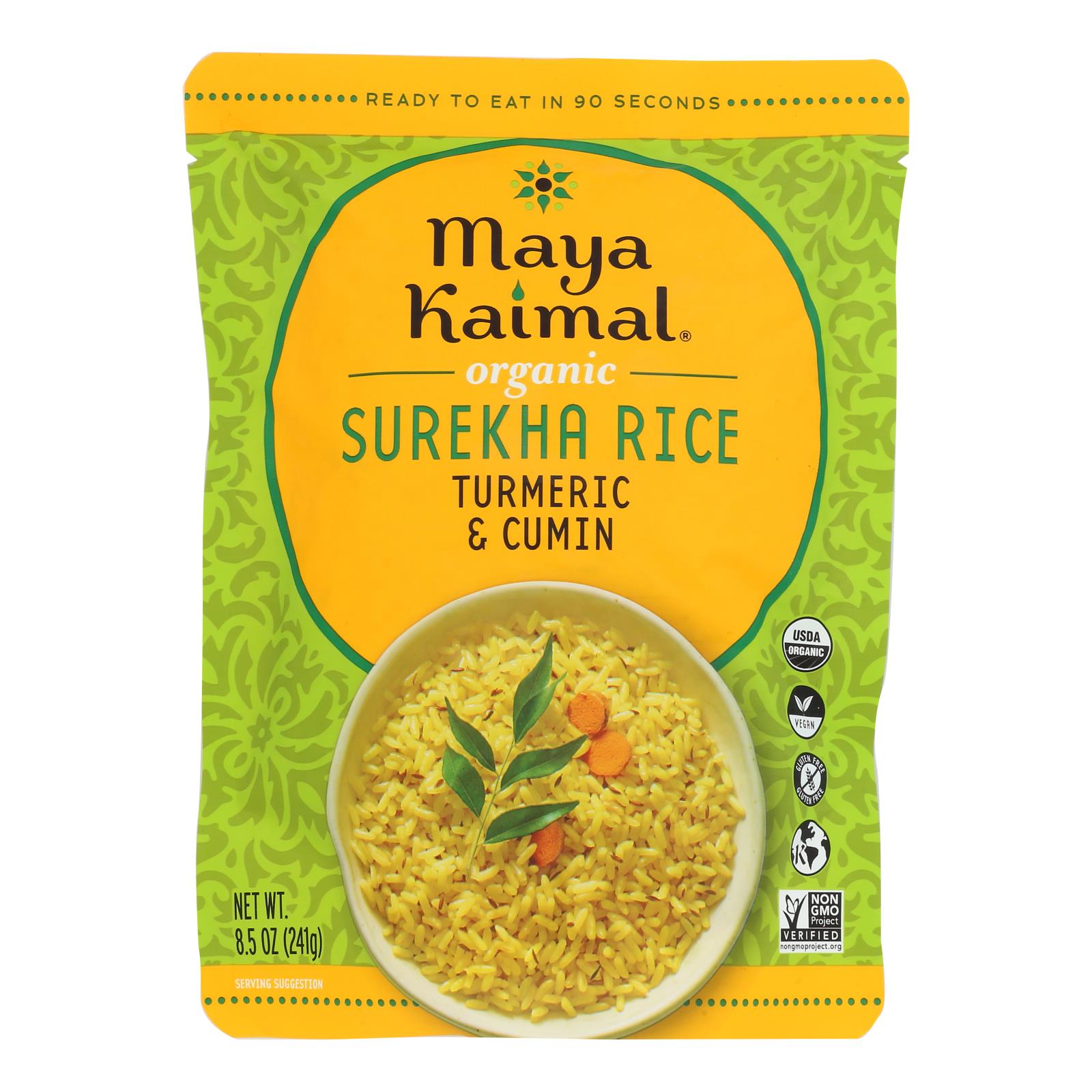Maya Kaimal - Rice Surekha Turmeric - Case Of 6 - 8.5 Oz