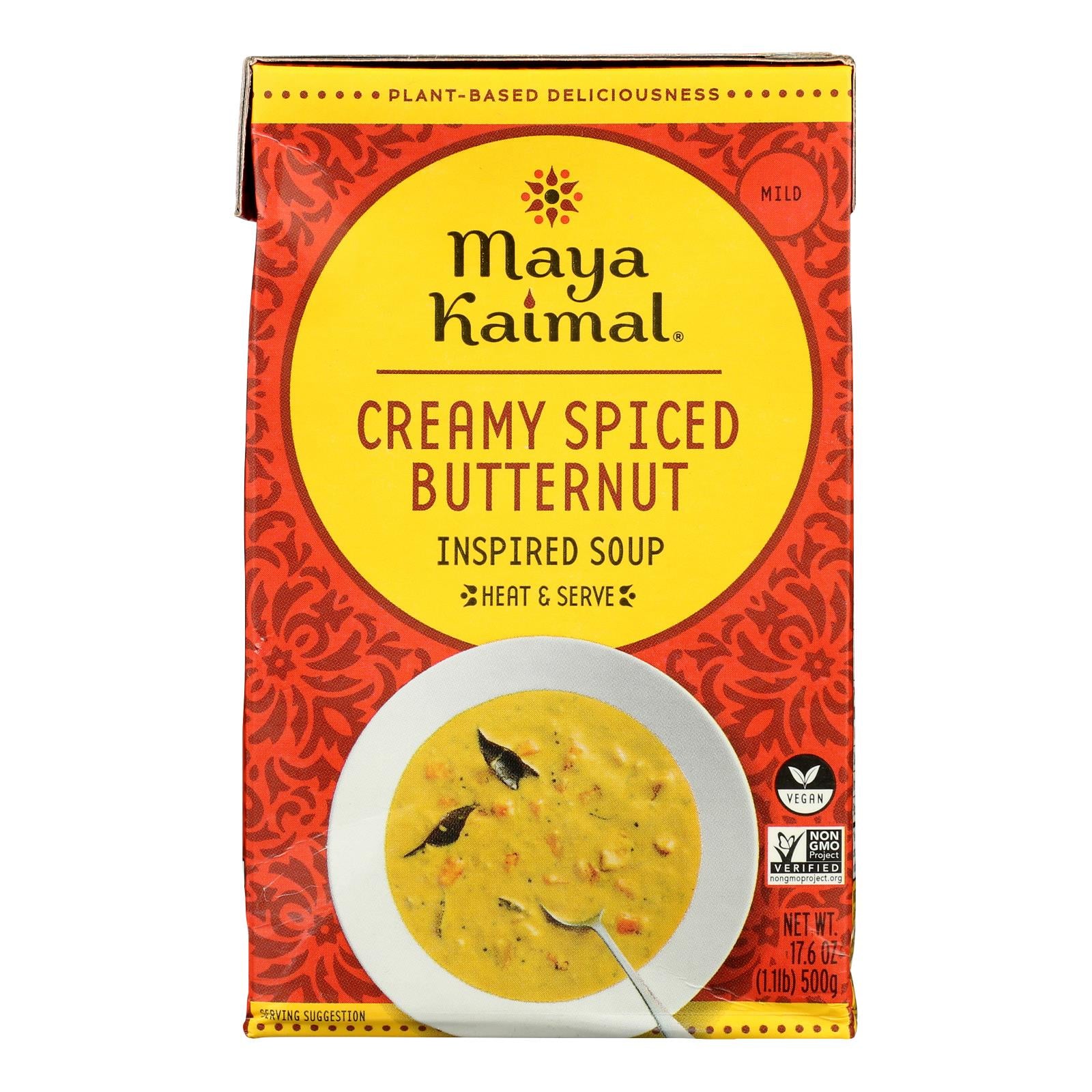 Maya Kaimal - Soup Creamy Spiced Btrnut - Case Of 12-17.6 Fz