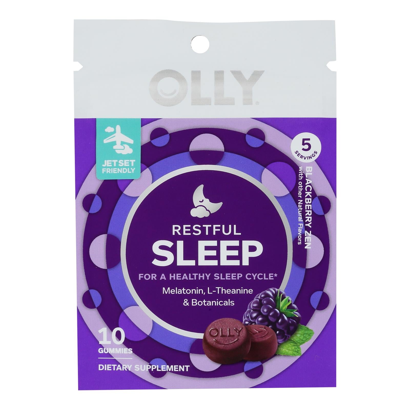 Olly - Sleep Blkbry Zen Gummie - Case Of 24-10 Ct
