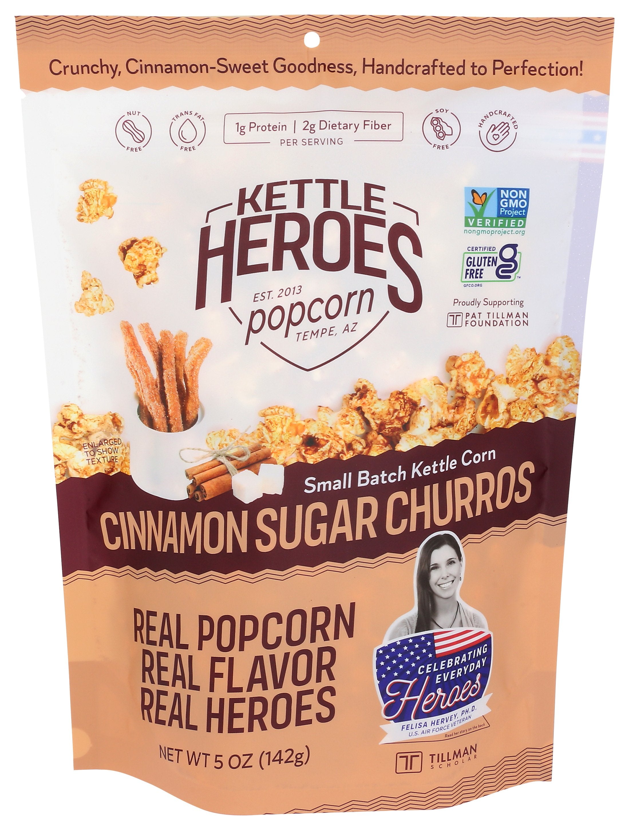 KETTLE HEROES KETTEL CORN CINN CHURRO - Case of 6