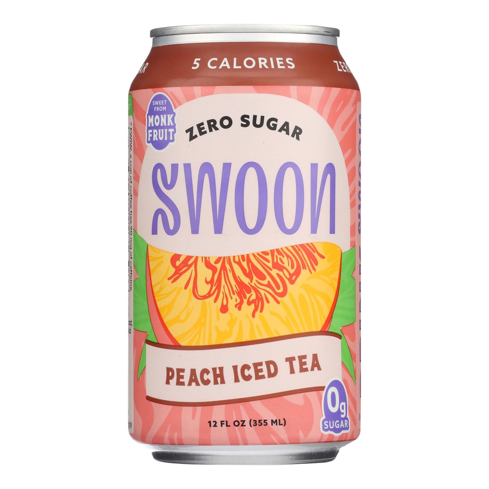 Swoon - Iced Tea Peach Zero Sugar - Case Of 12-12 Fz