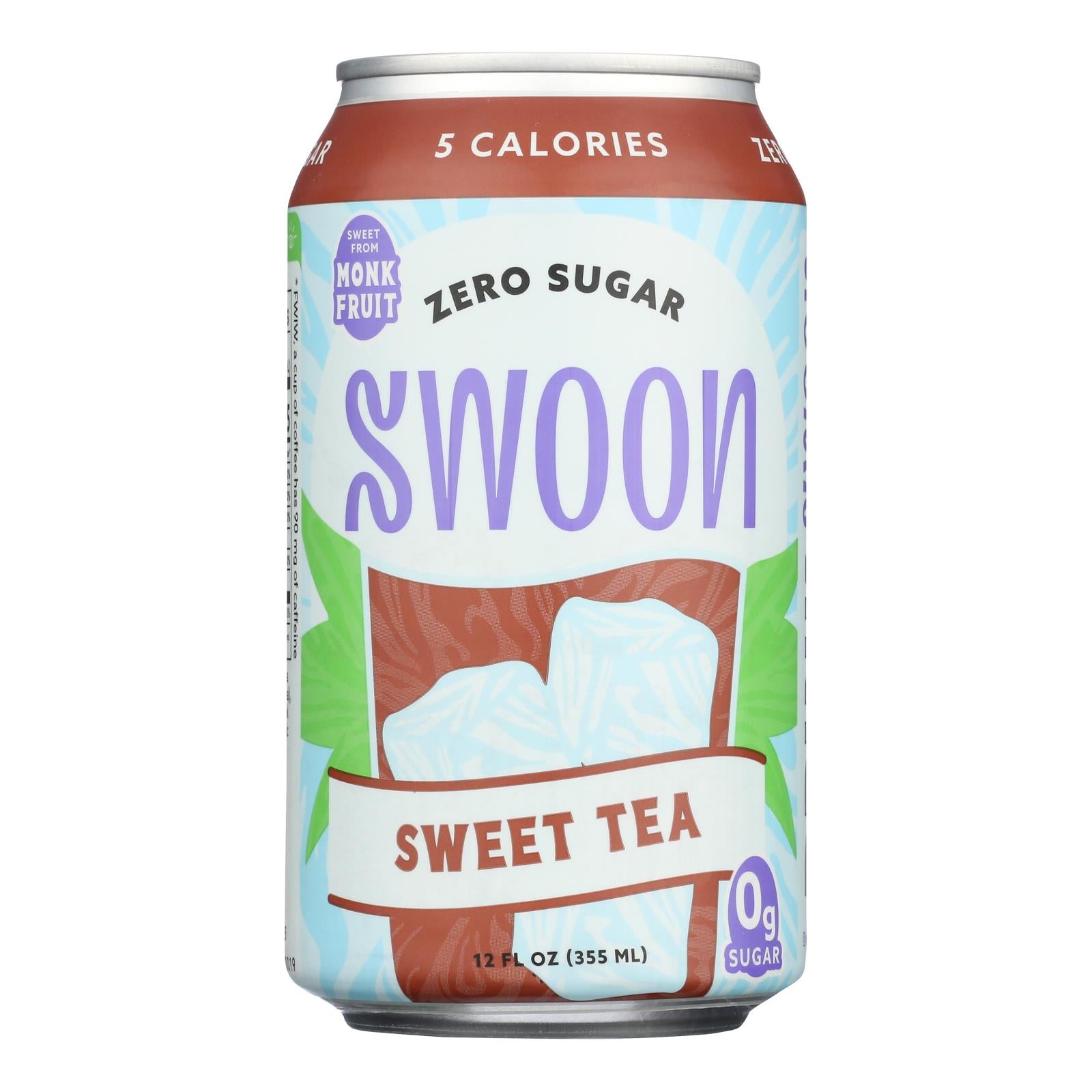 Swoon - Sweet Tea Zero Sugar - Case Of 12-12 Fz