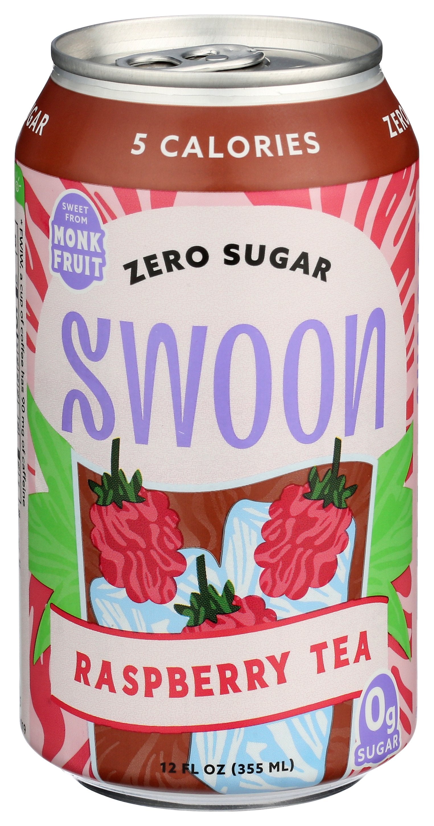 SWOON TEA ZERO SUG RASBRY RTD - Case of 12