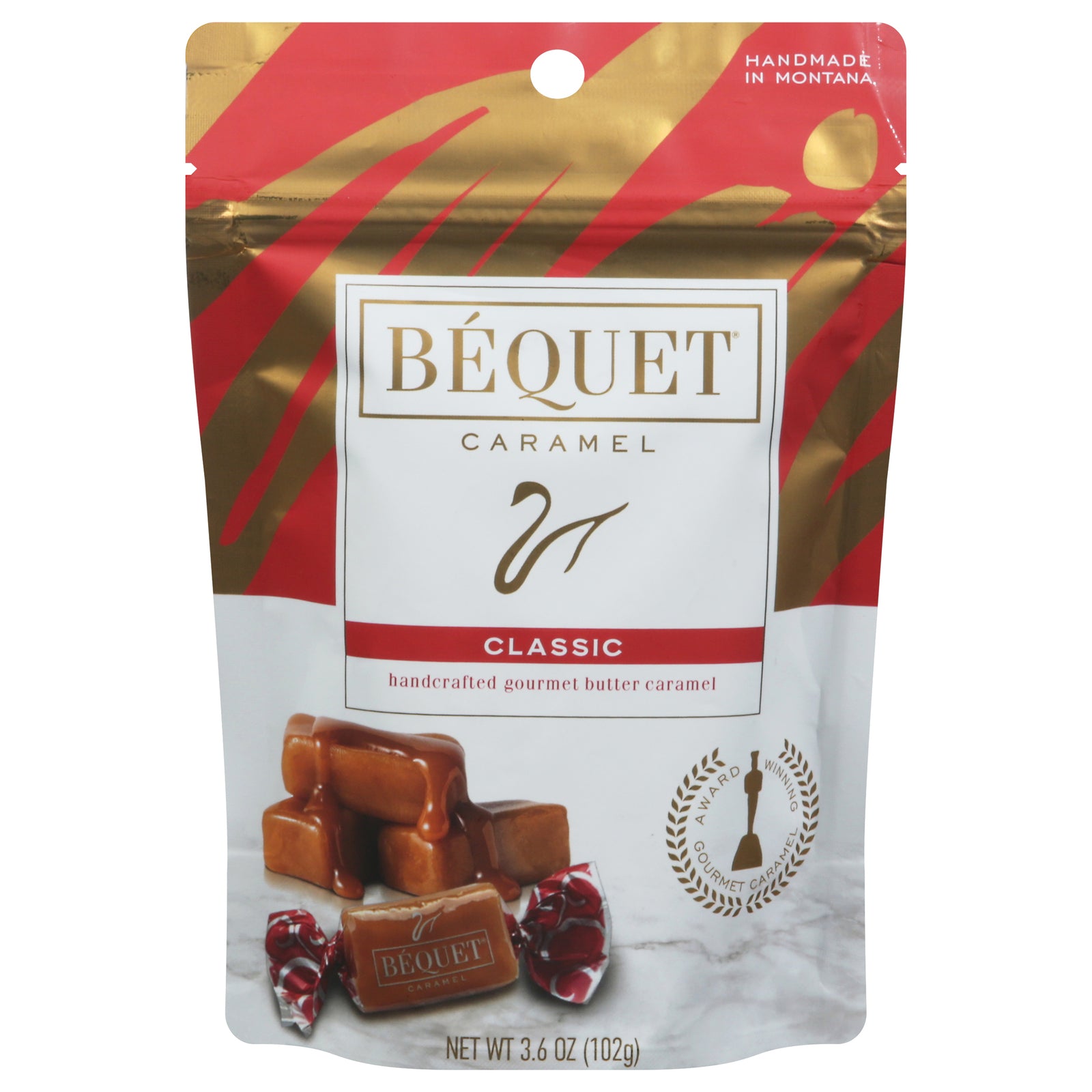 Bequet - Caramel Classic - Case of 12 - 3.6 ounces